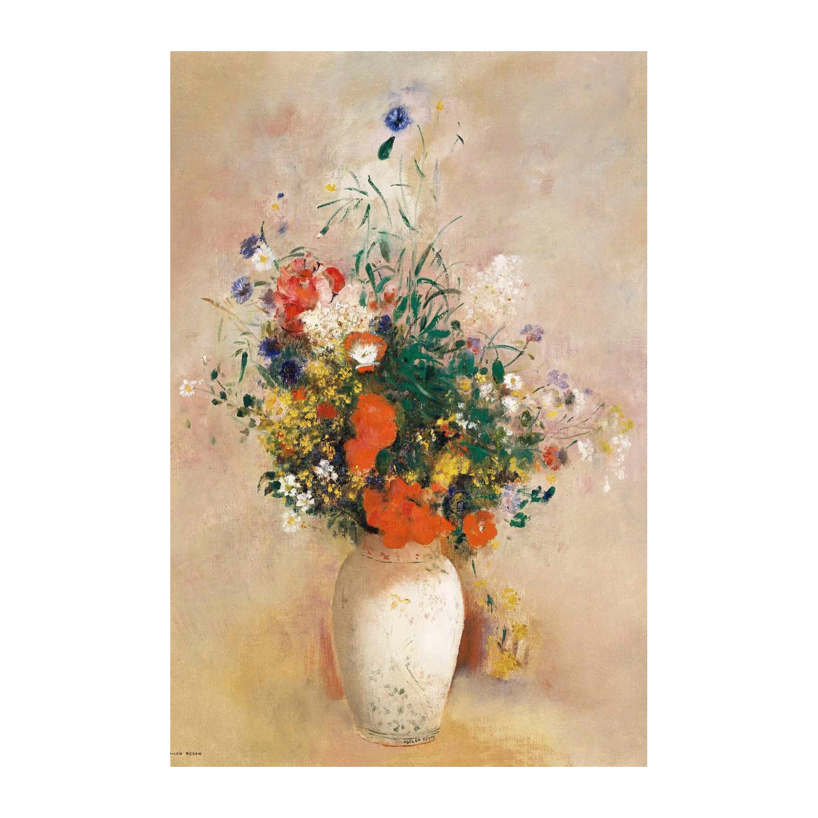 Vibrant Wildflower Bouquet Wall Art