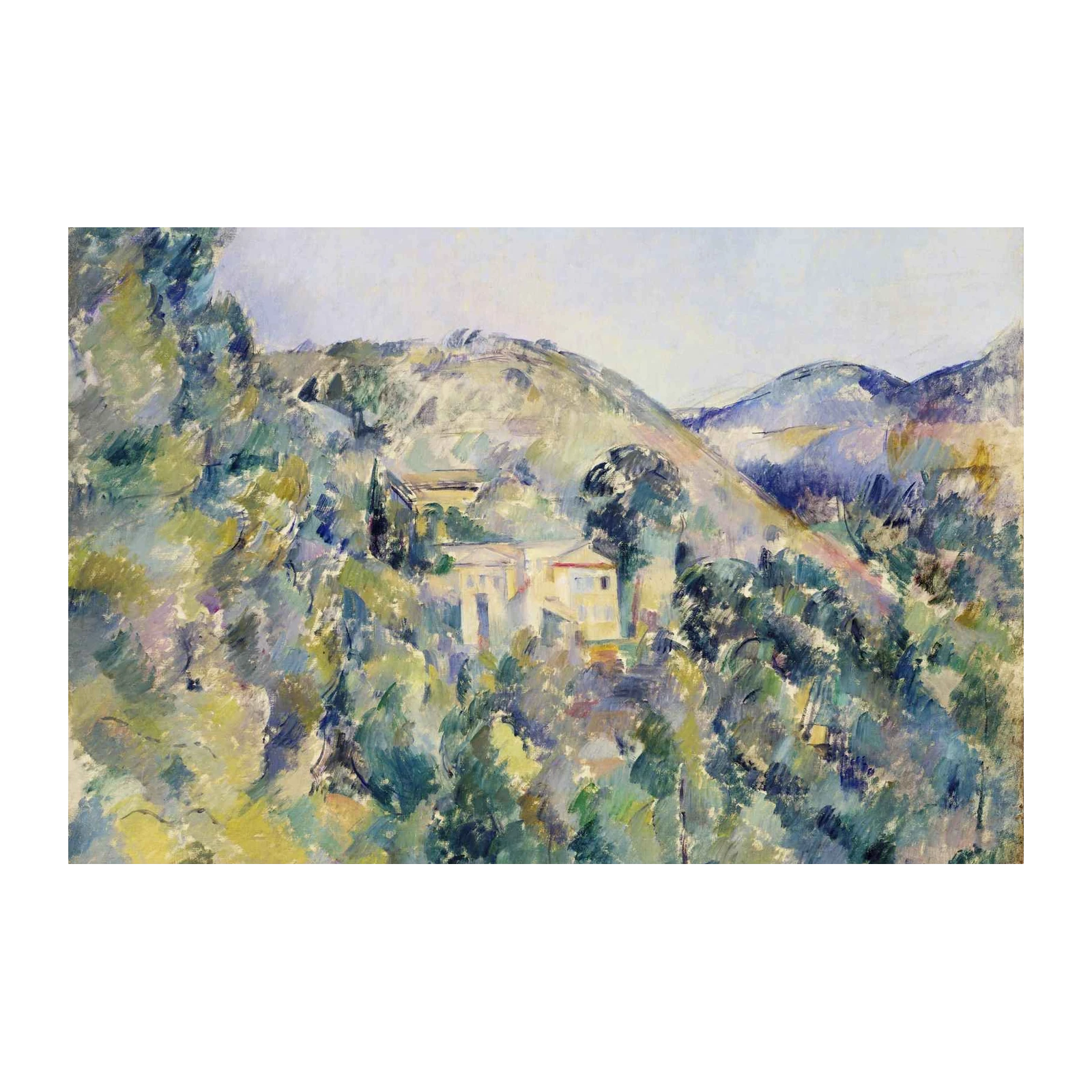 Impressionist Landscape: Mountain View Wall Art