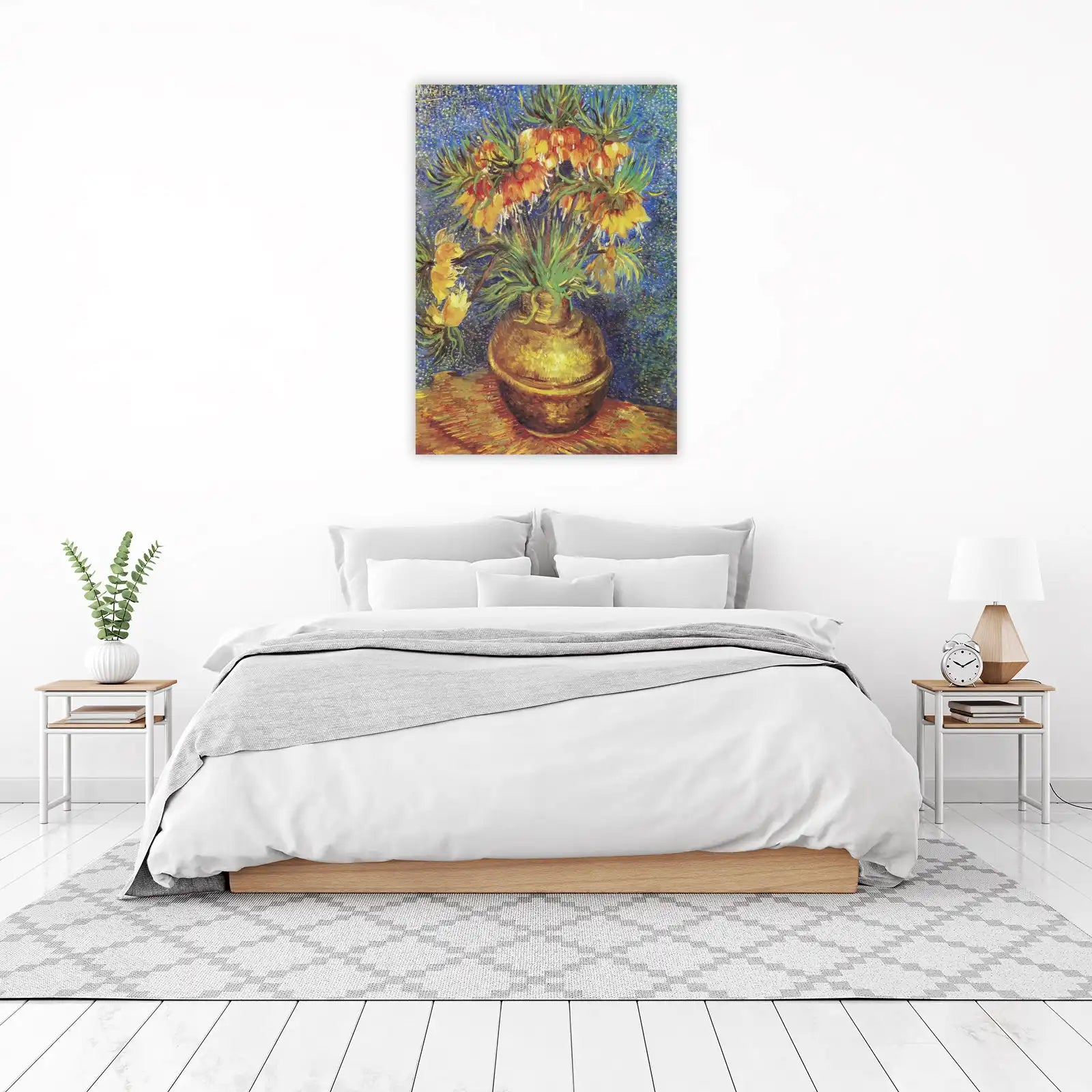 Vibrant Imperial Fritillary Vase Wall Art