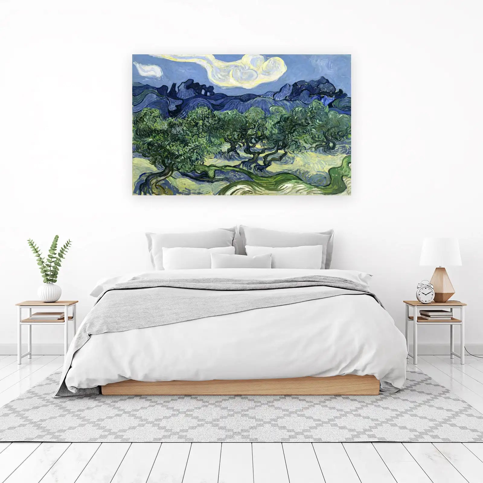 Van Gogh Olive Trees & Sky Wall Art