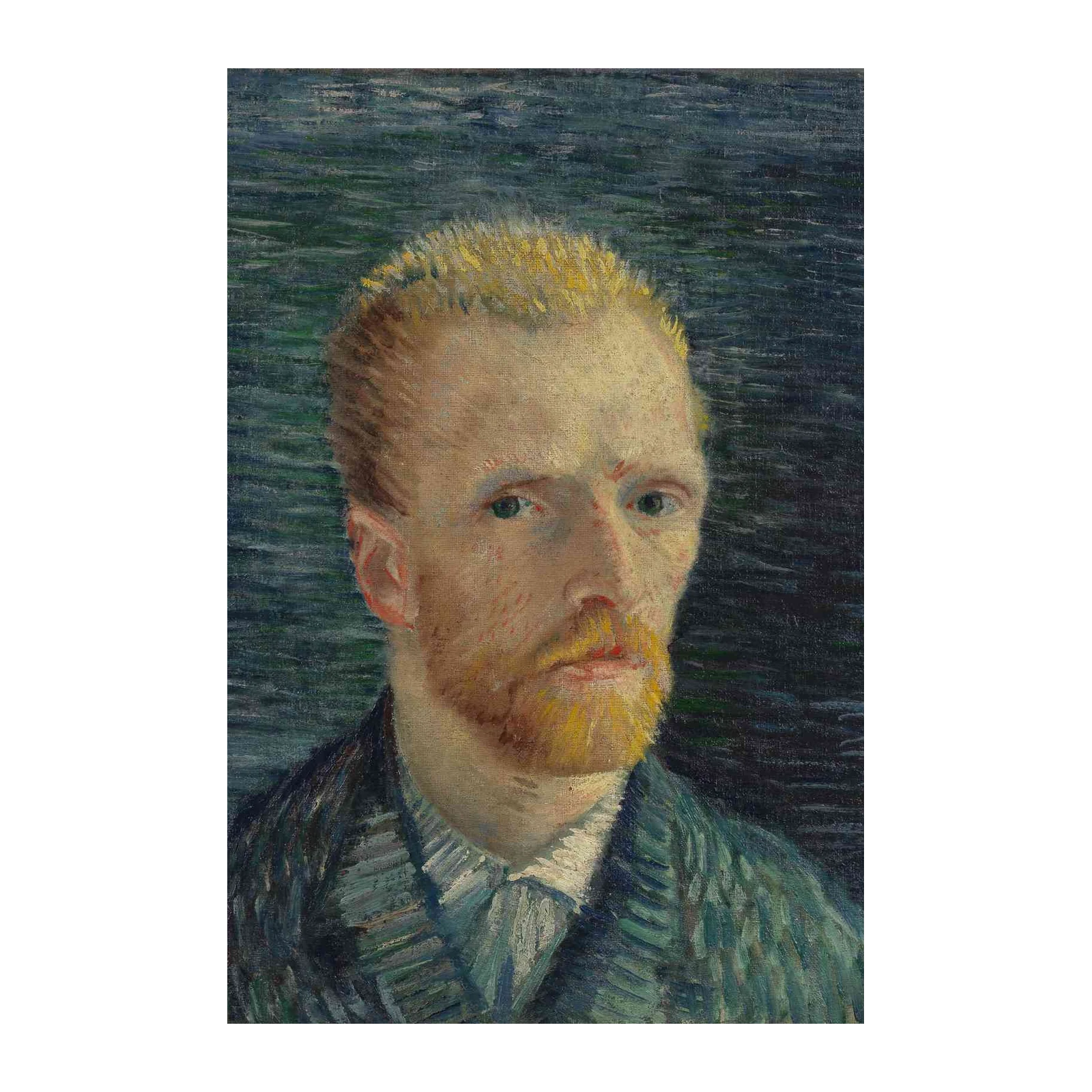 Van Gogh Self Portrait Textured Wall Art