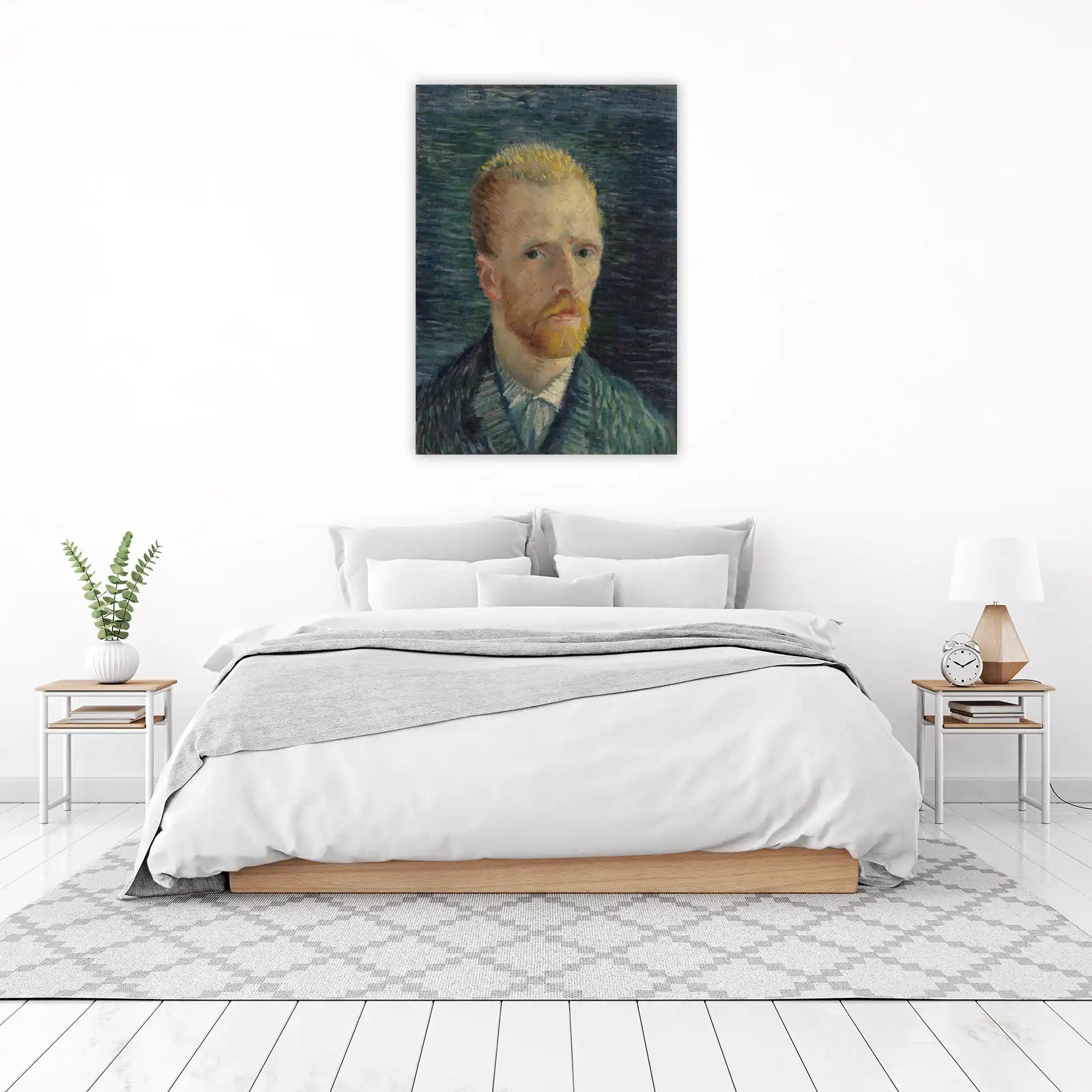 Van Gogh Self Portrait Textured Wall Art