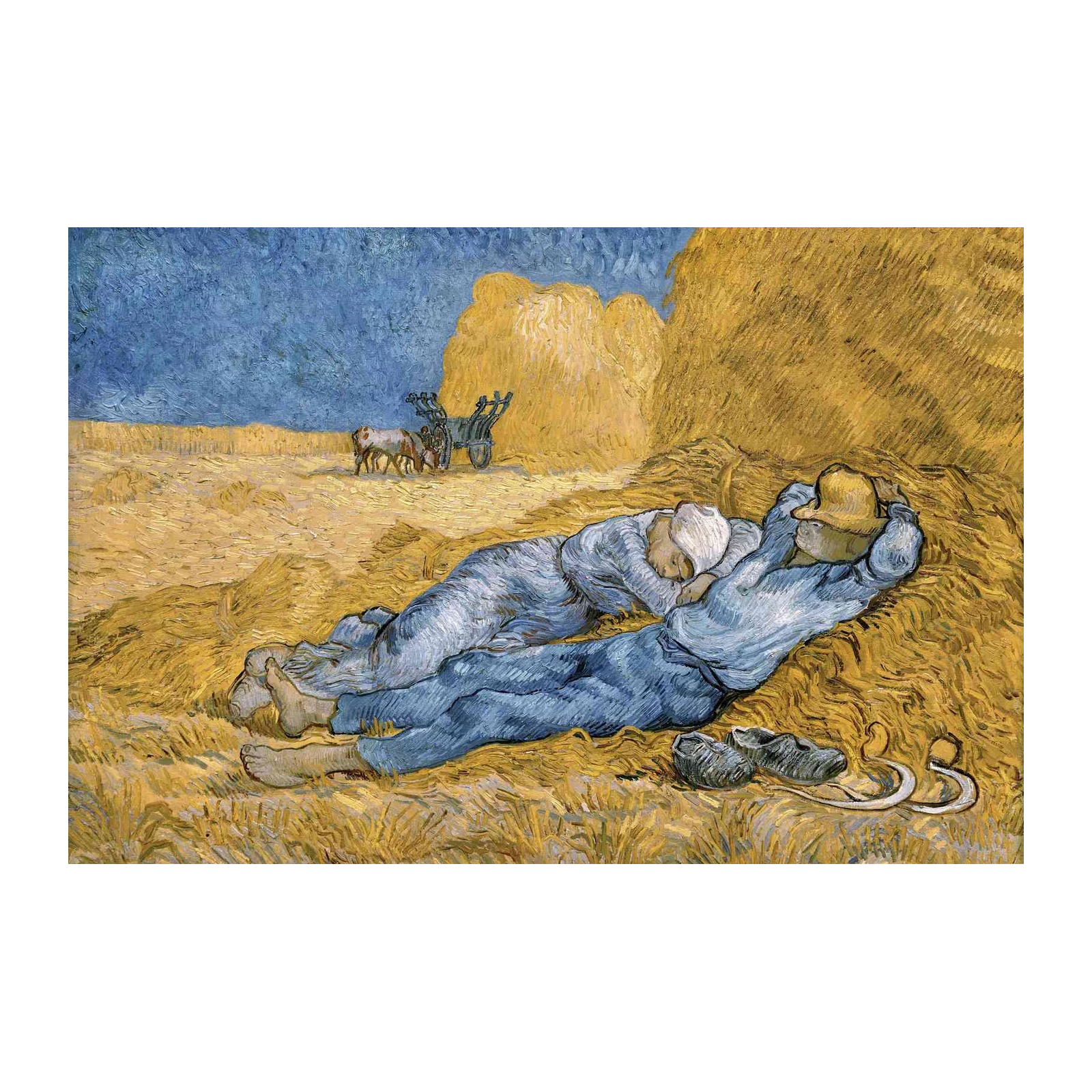Van Gogh Wheatfield Nap Wall Art