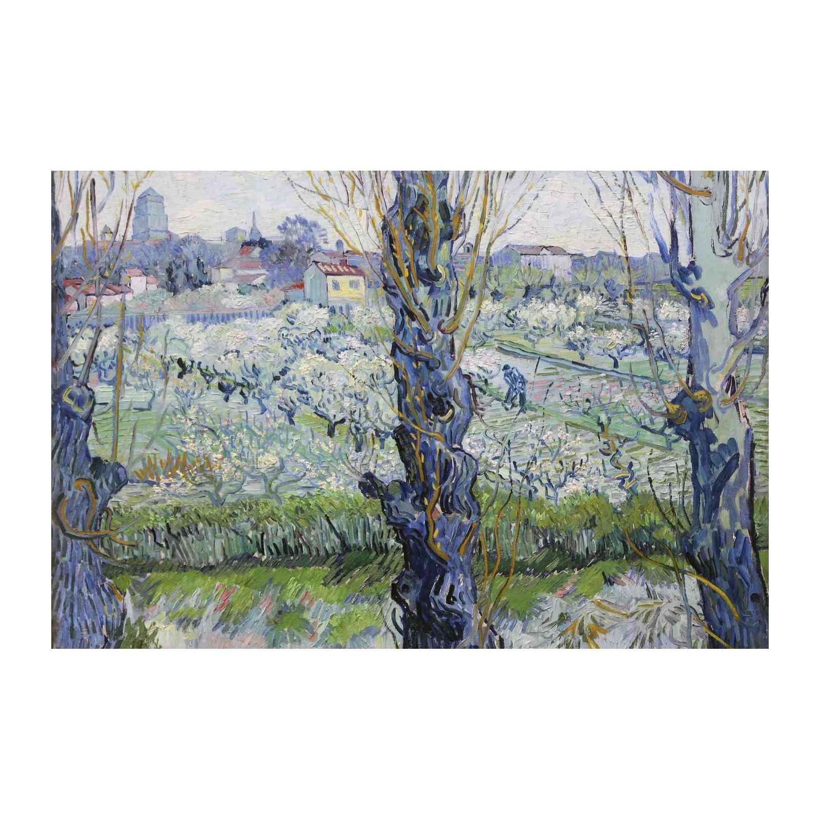 Vincent Van Gogh Orchard Landscape Wall Art