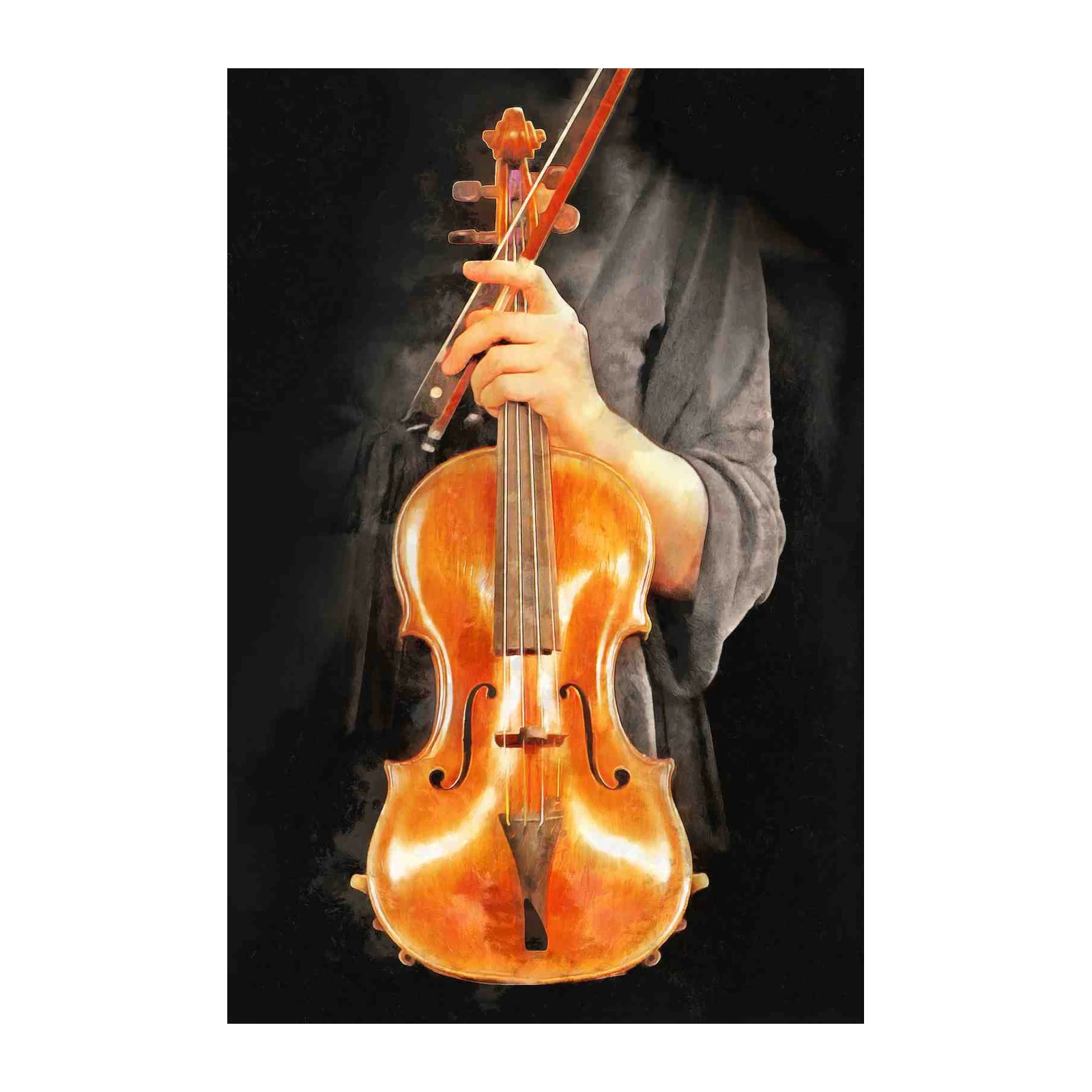Violin Harmony Wall Art | Music Wall Art