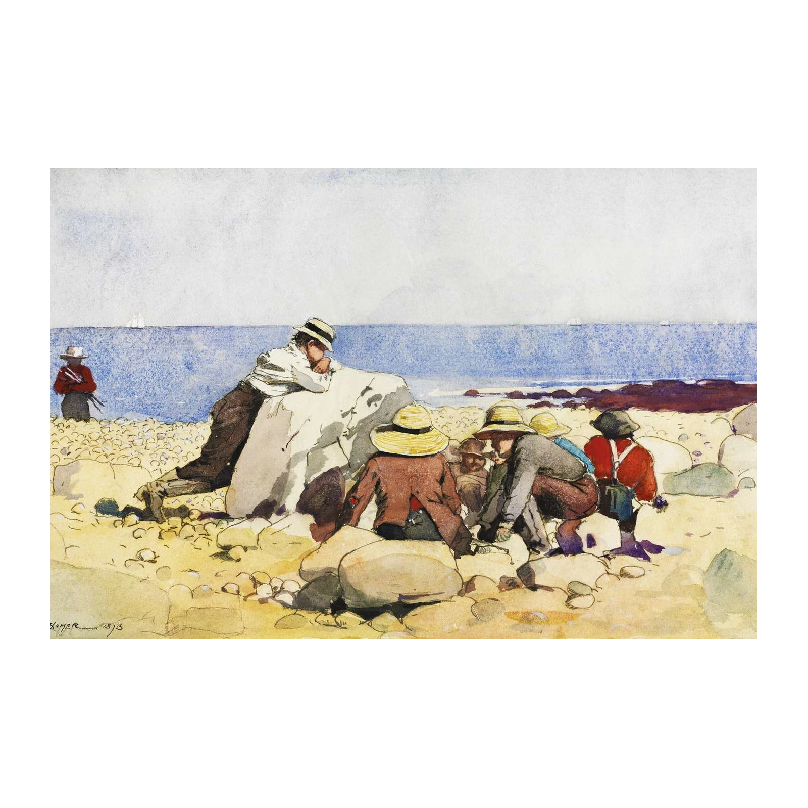 Beach Boys Nautical Scene Wall Art