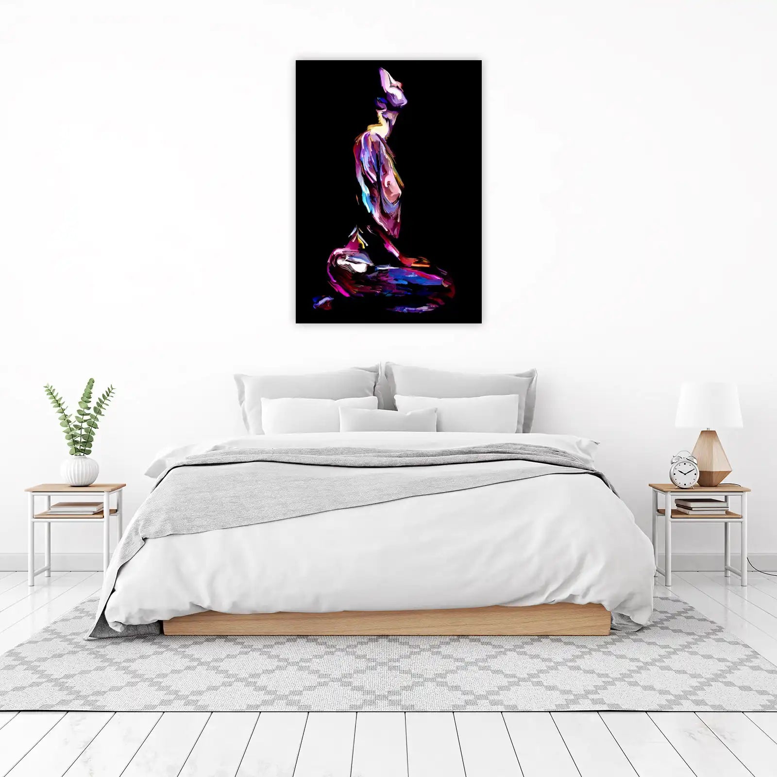 Abstract Figure "Fleeting Form" Wall Art
