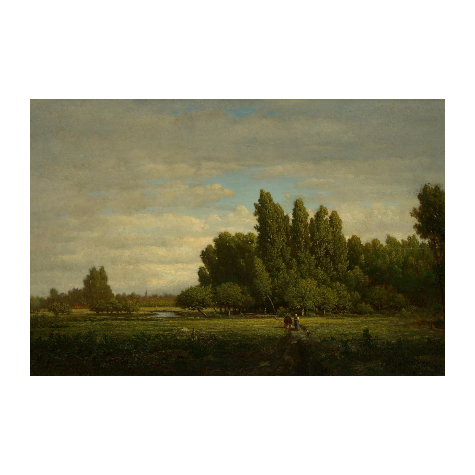 Serene Countryside Landscape Wall Art