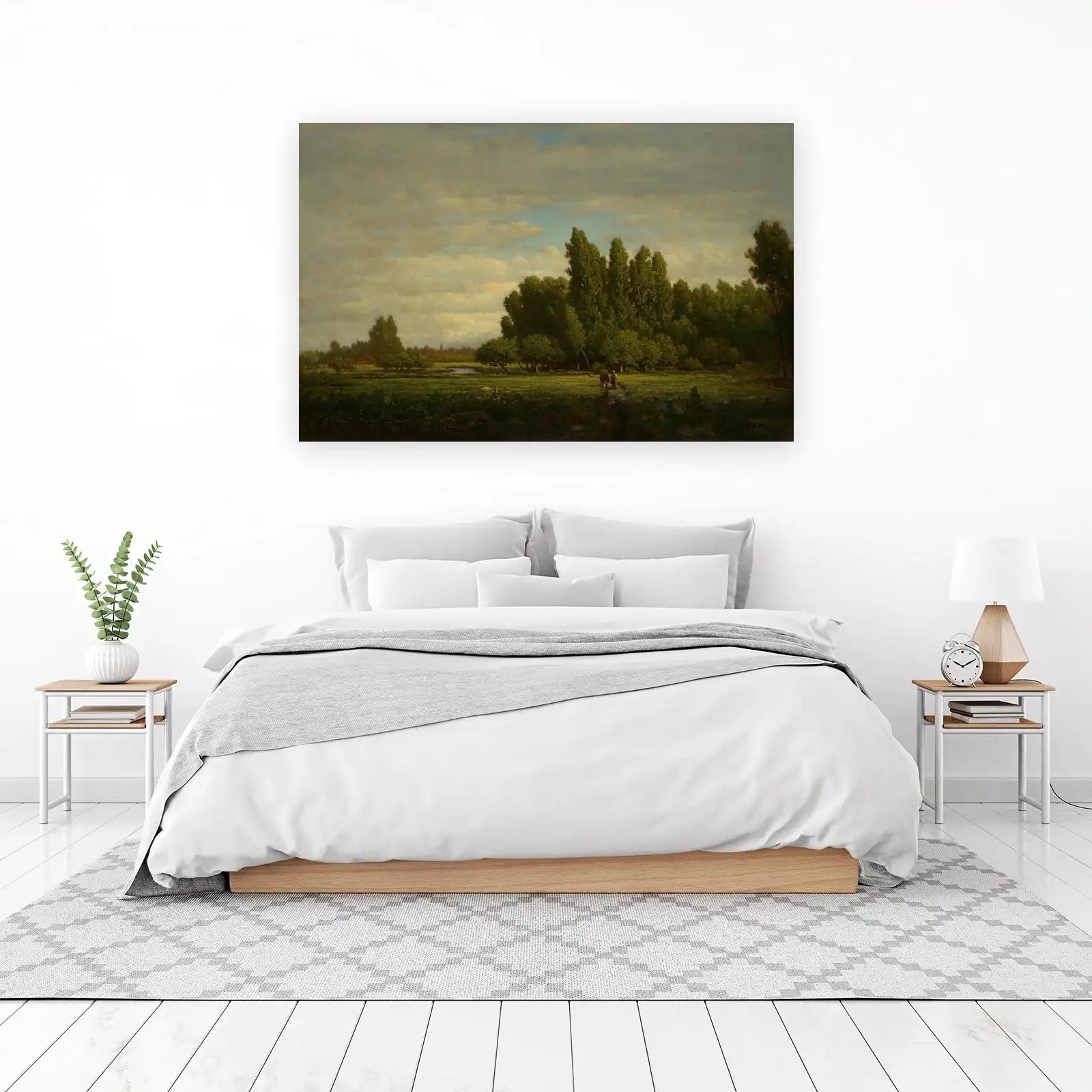Serene Countryside Landscape Wall Art