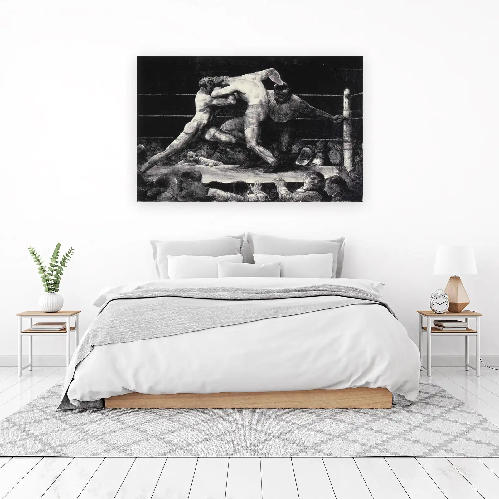 Intense Boxing Match Fine Art Wall Art