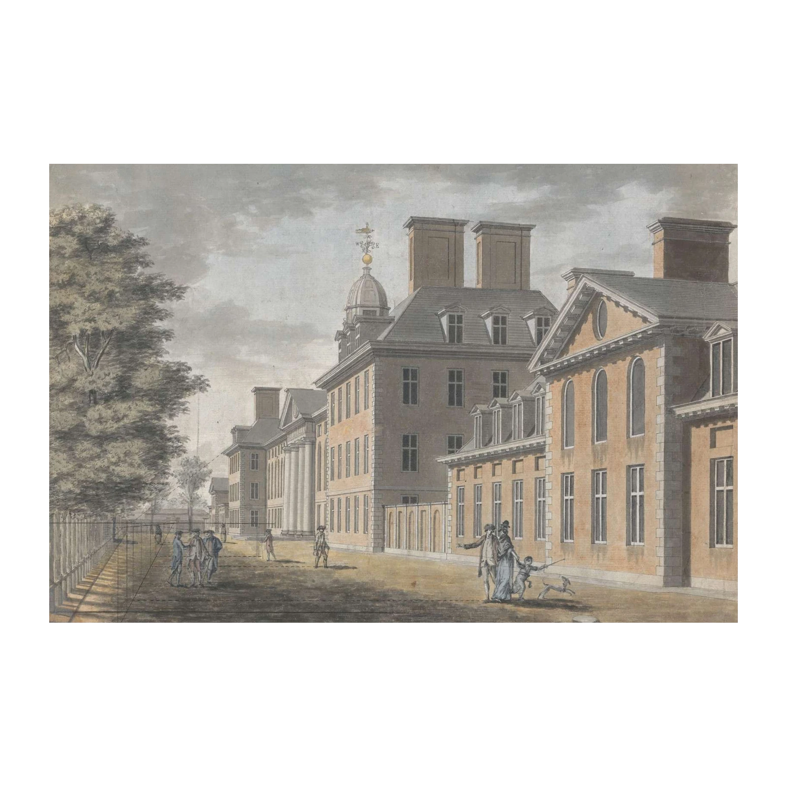 Historic Georgian Architecture Wall Art