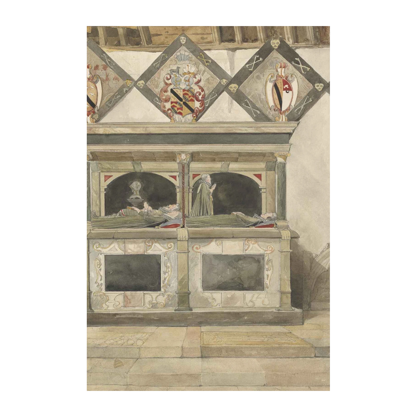 Historical Monument Tomb Renaissance Wall Art