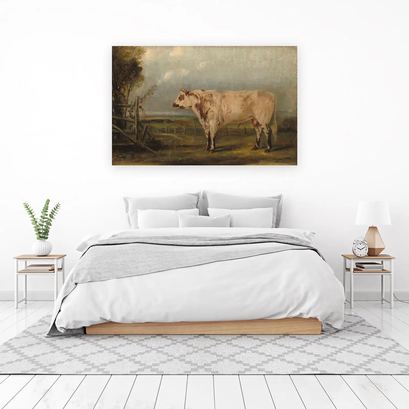 Pastoral Cattle Portrait Wall Art