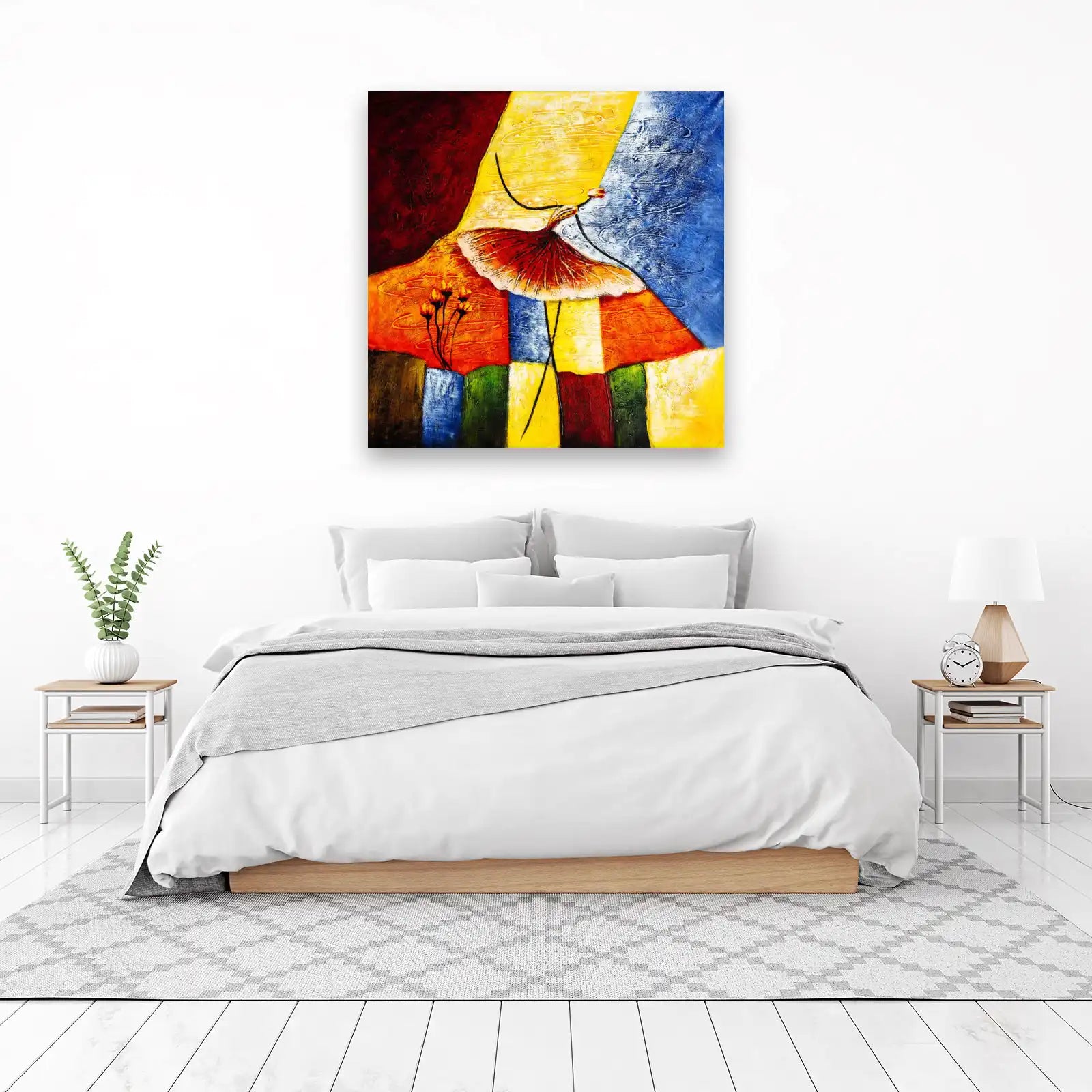 Vibrant Dancer Abstract Wall Art Art