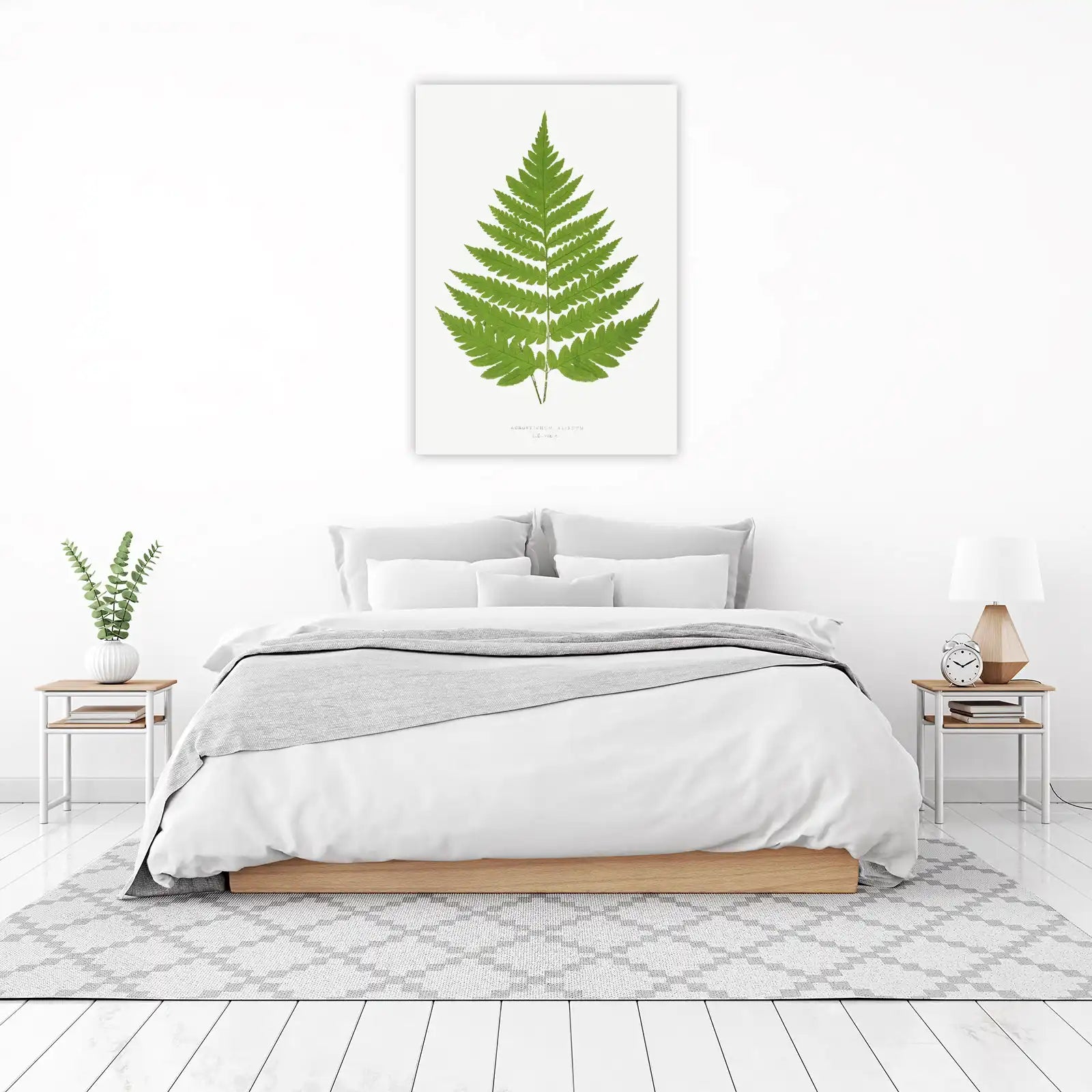 Green Fern Botanical Art Wall Art