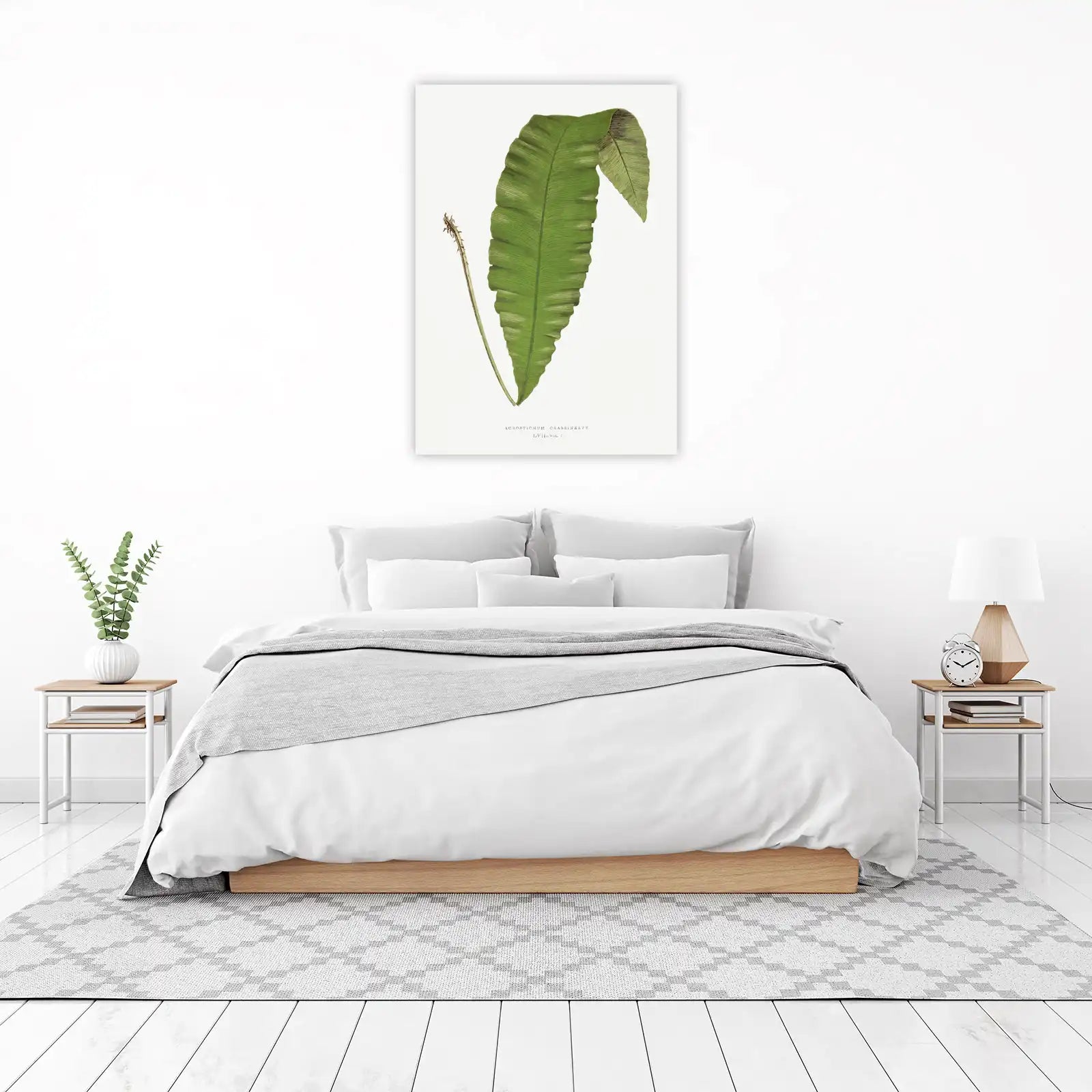 Vintage Fern Leaf Botanical Art Wall Art