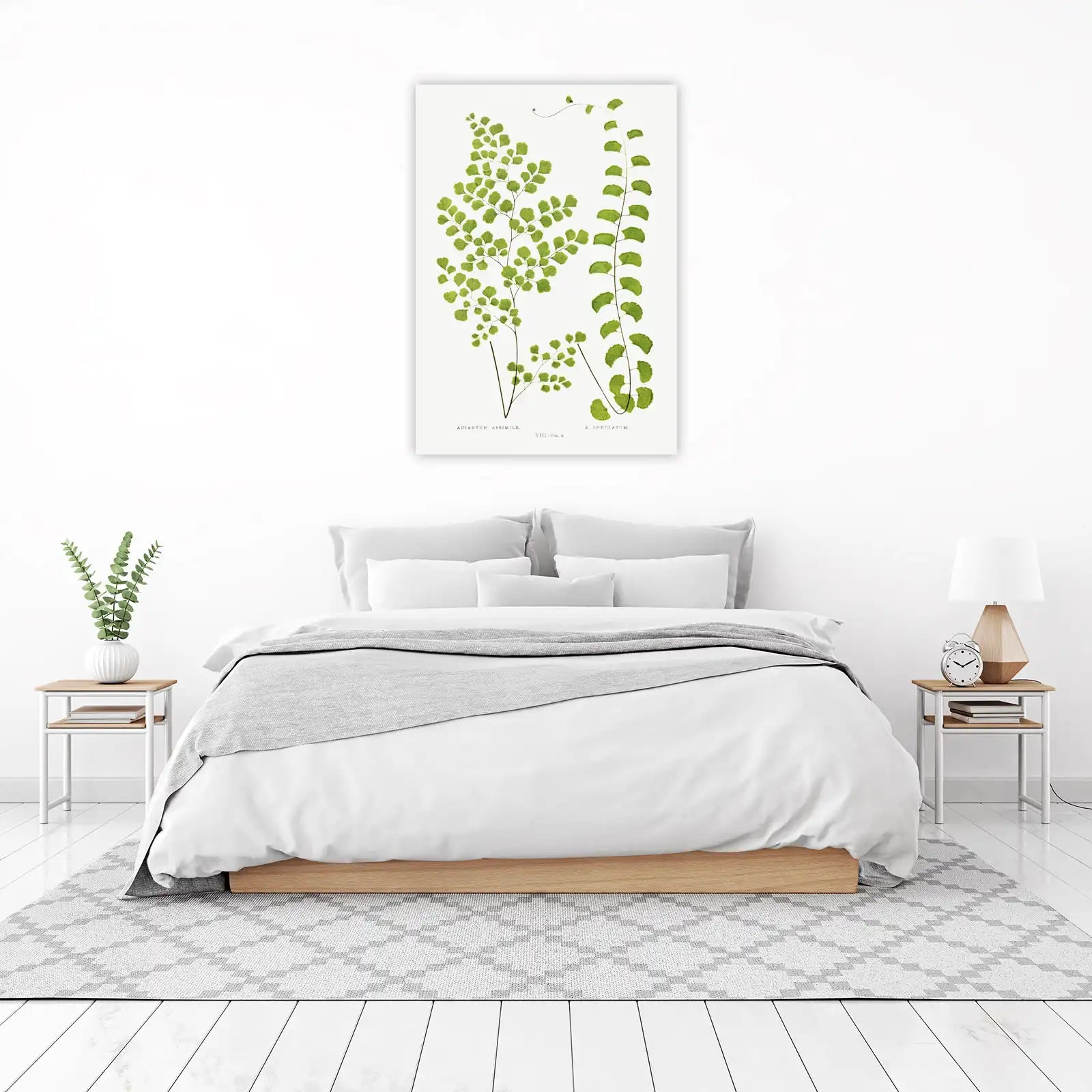 Vibrant Green Fern Botanical Art Wall Art