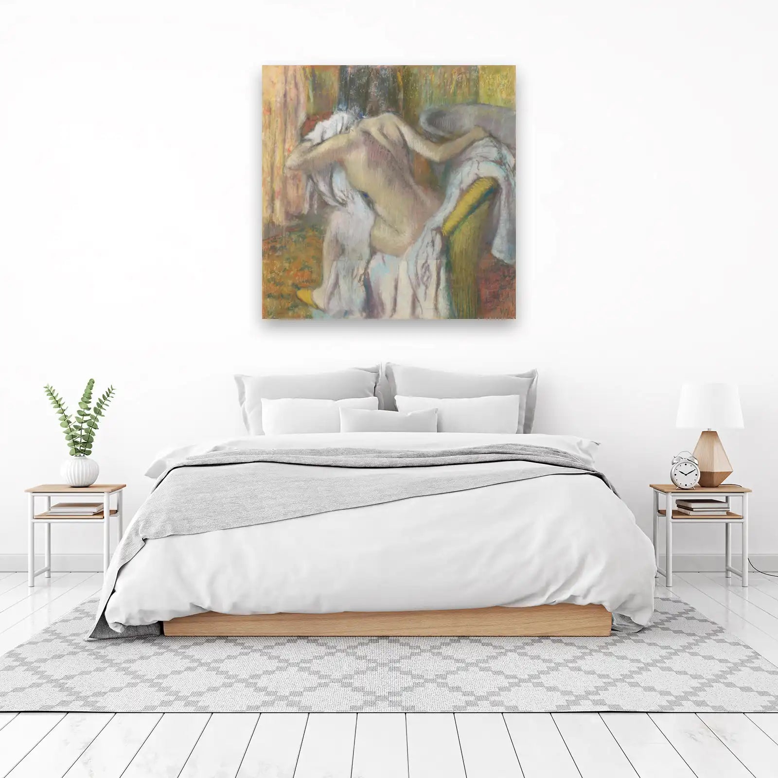 Bather with Towel Degas Impressionist Art Wall Art