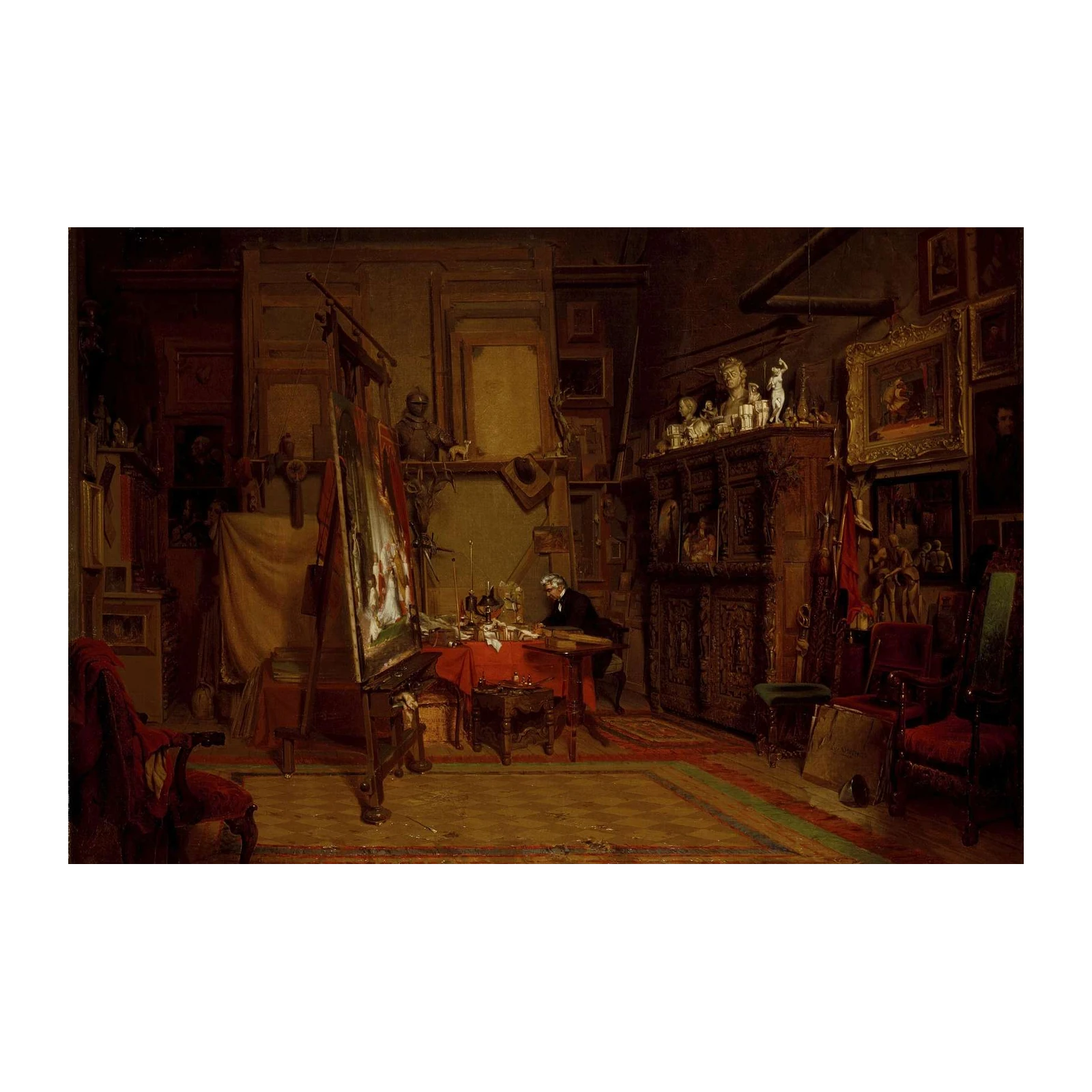 Artist's Studio Masterpiece Wall Art