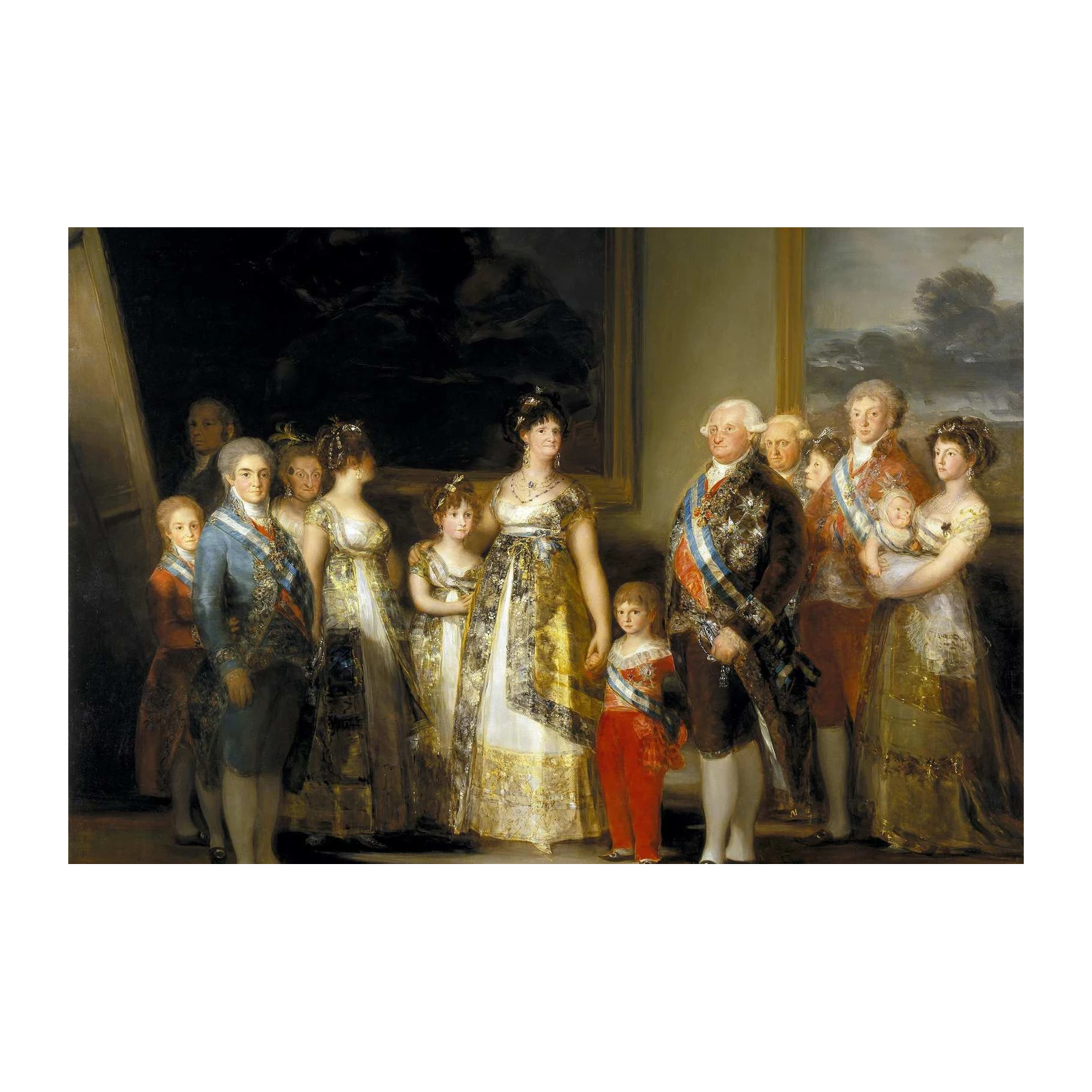 Royal Family Portrait Goya Wall Art