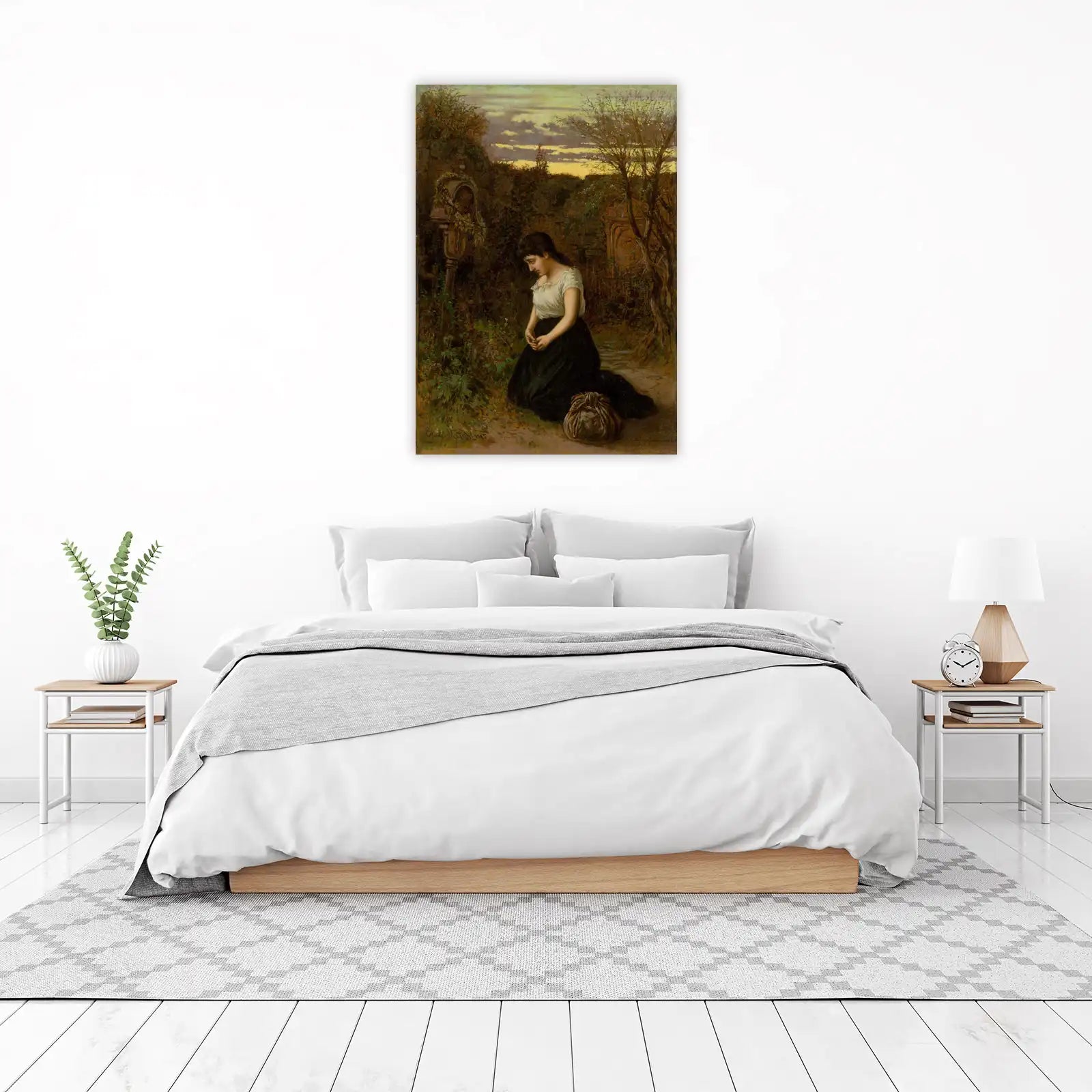Melancholy Maiden Serenity Wall Art