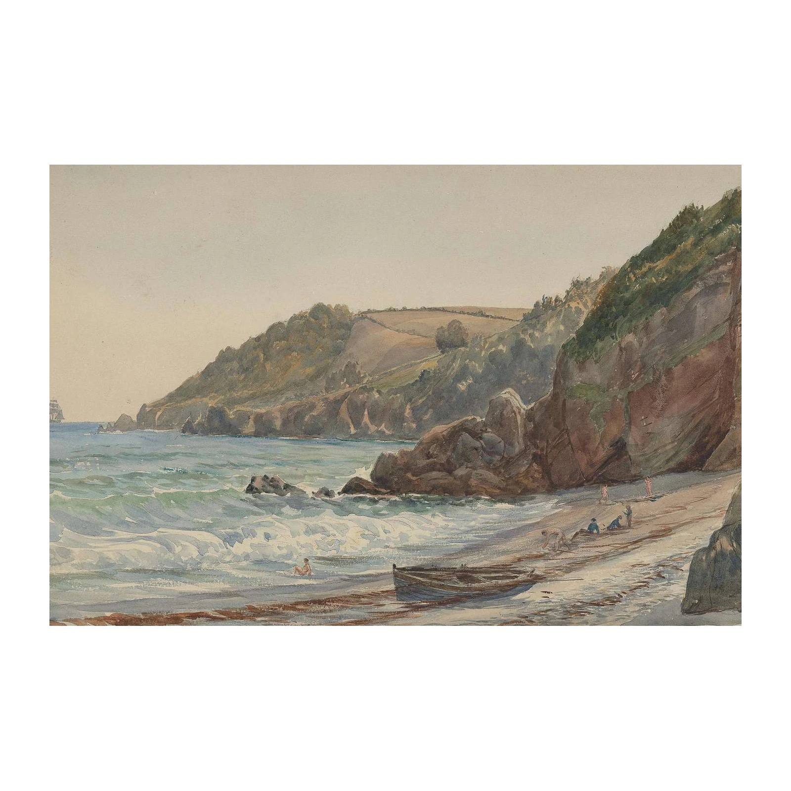 Coastal Serenity Seascape Wall Art
