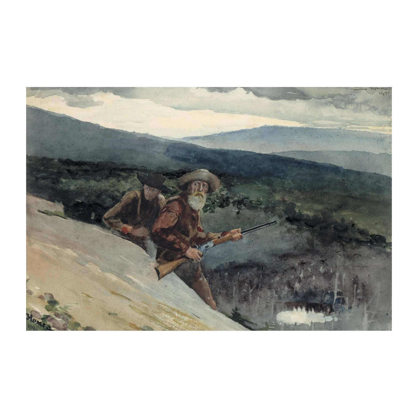 Winslow Homer Hunters Wall Art
