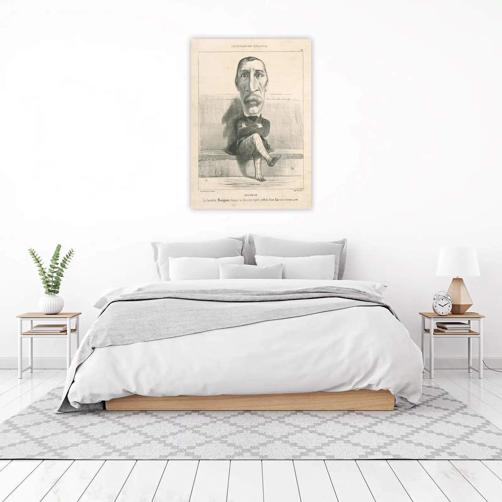 Caricature of Buvignier Wall Art