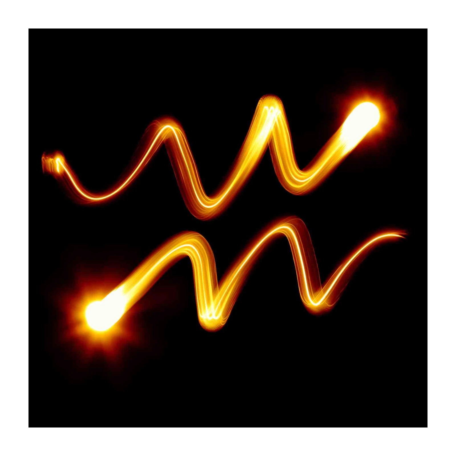 Aquarius Zodiac Light Painting Wall Art