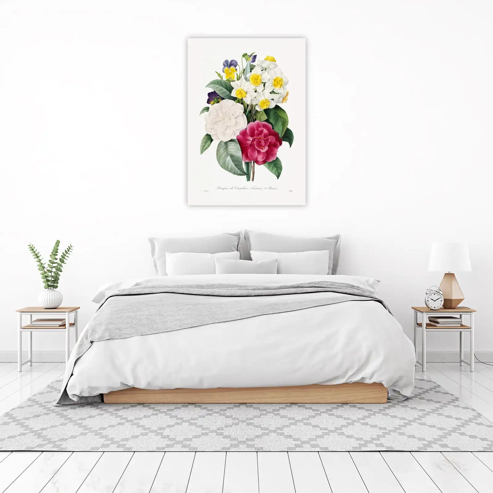Vintage Floral Bouquet Wall Art