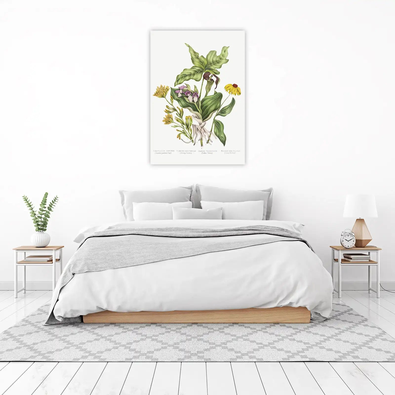 Vintage Botanical Floral Wall Art Wall Art