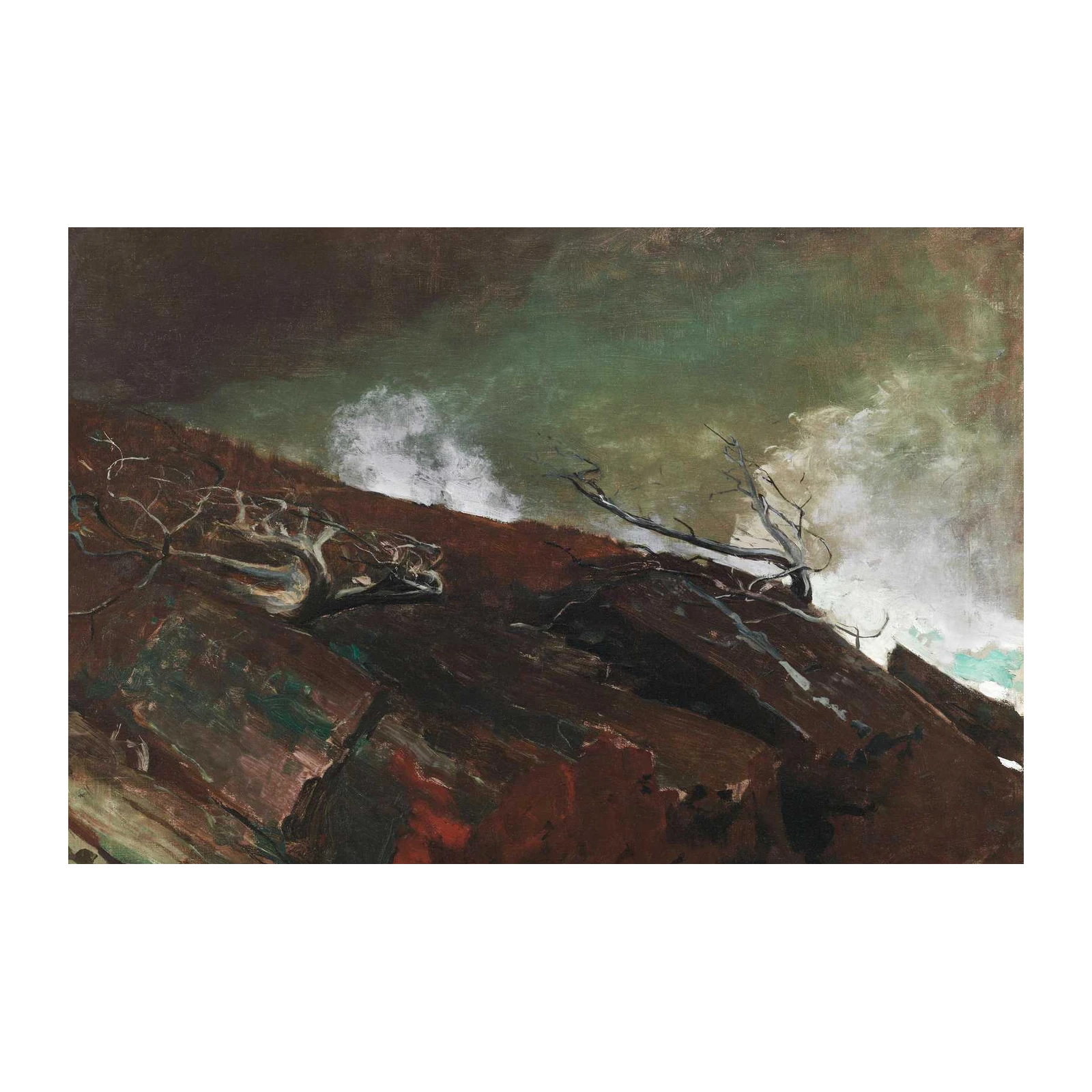 Dramatic Coastal Storm Wall Art