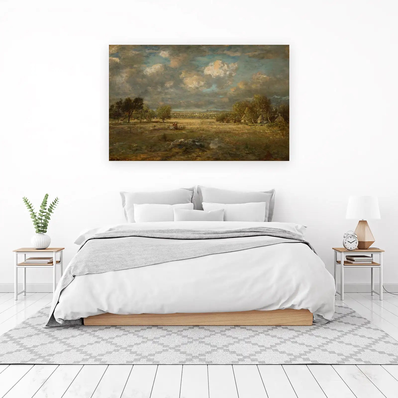 Rustic Countryside Landscape Wall Art