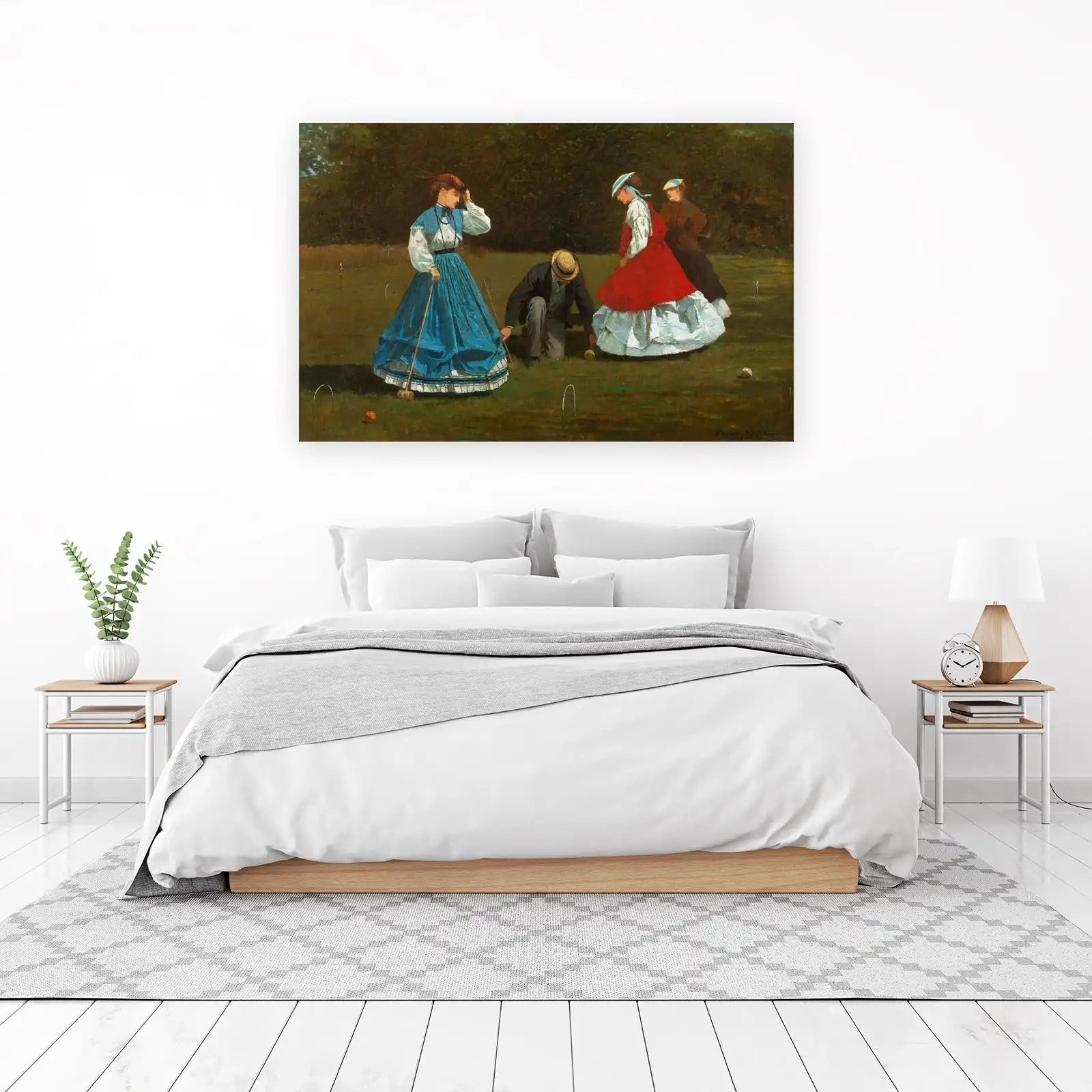 Victorian Croquet Game Wall Art