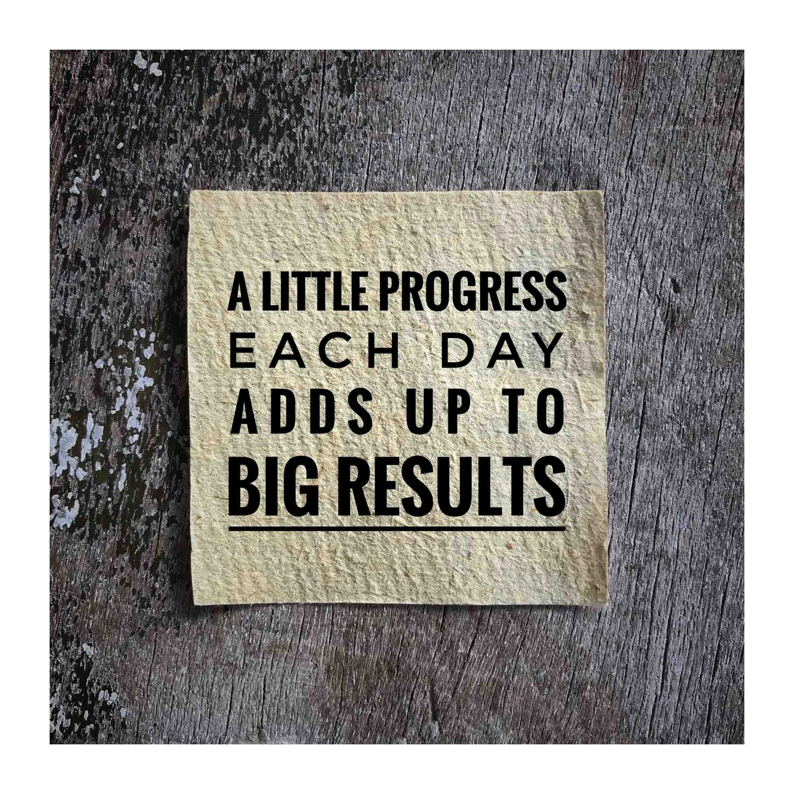 Motivational Progress Quote Wall Art