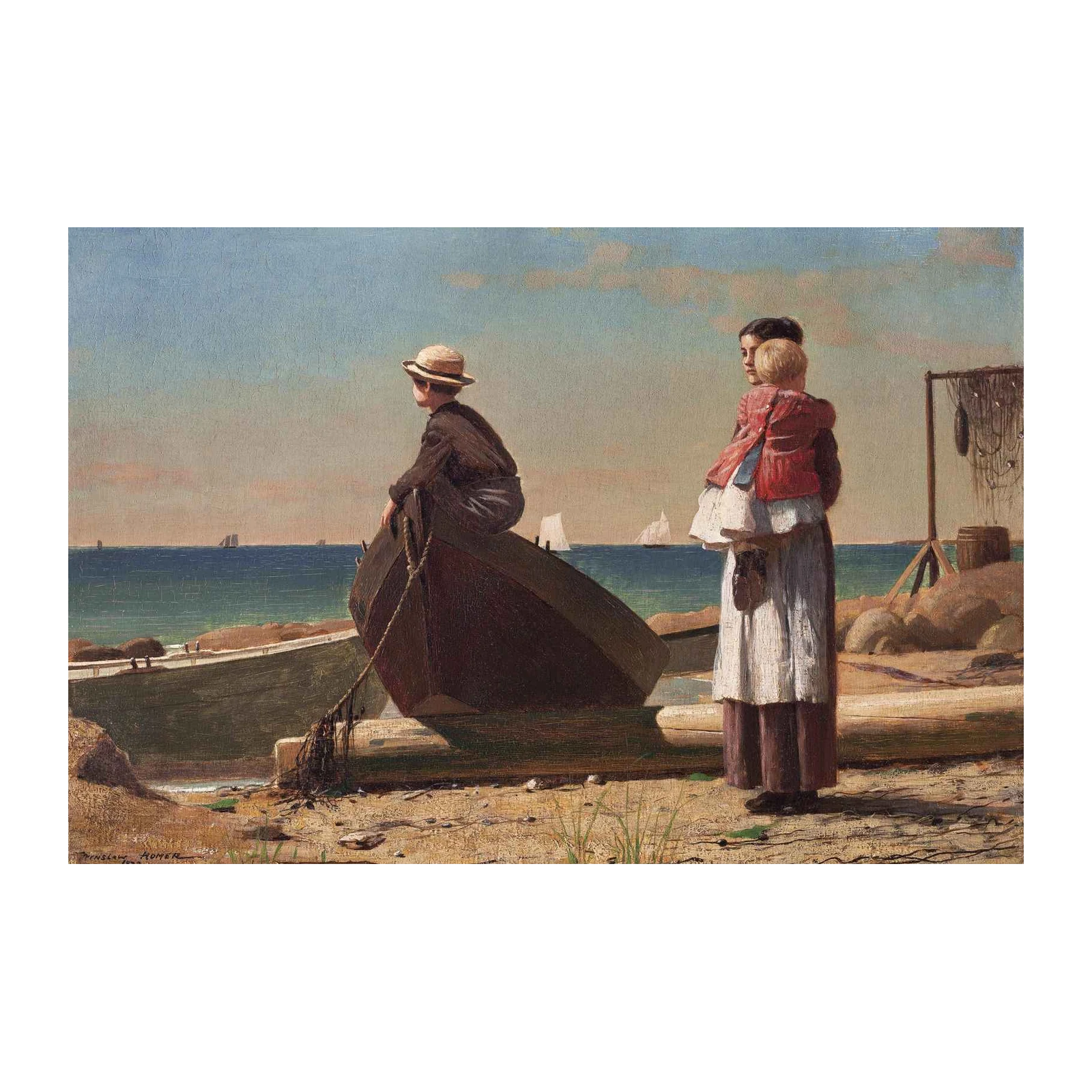 Coastal Embrace Wall Art - Nautical Art