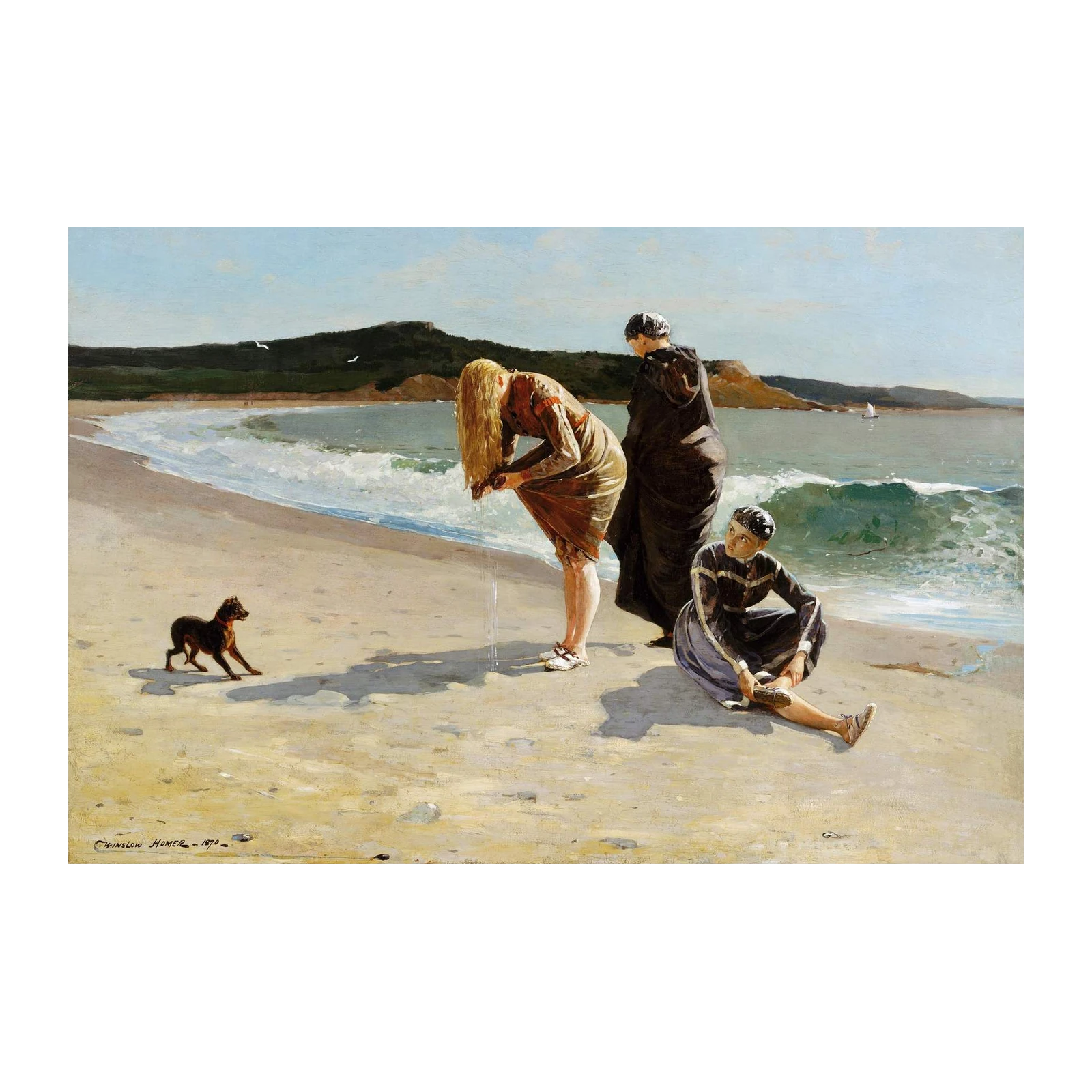 Winslow Homer Seascape Beach Scene Wall Art