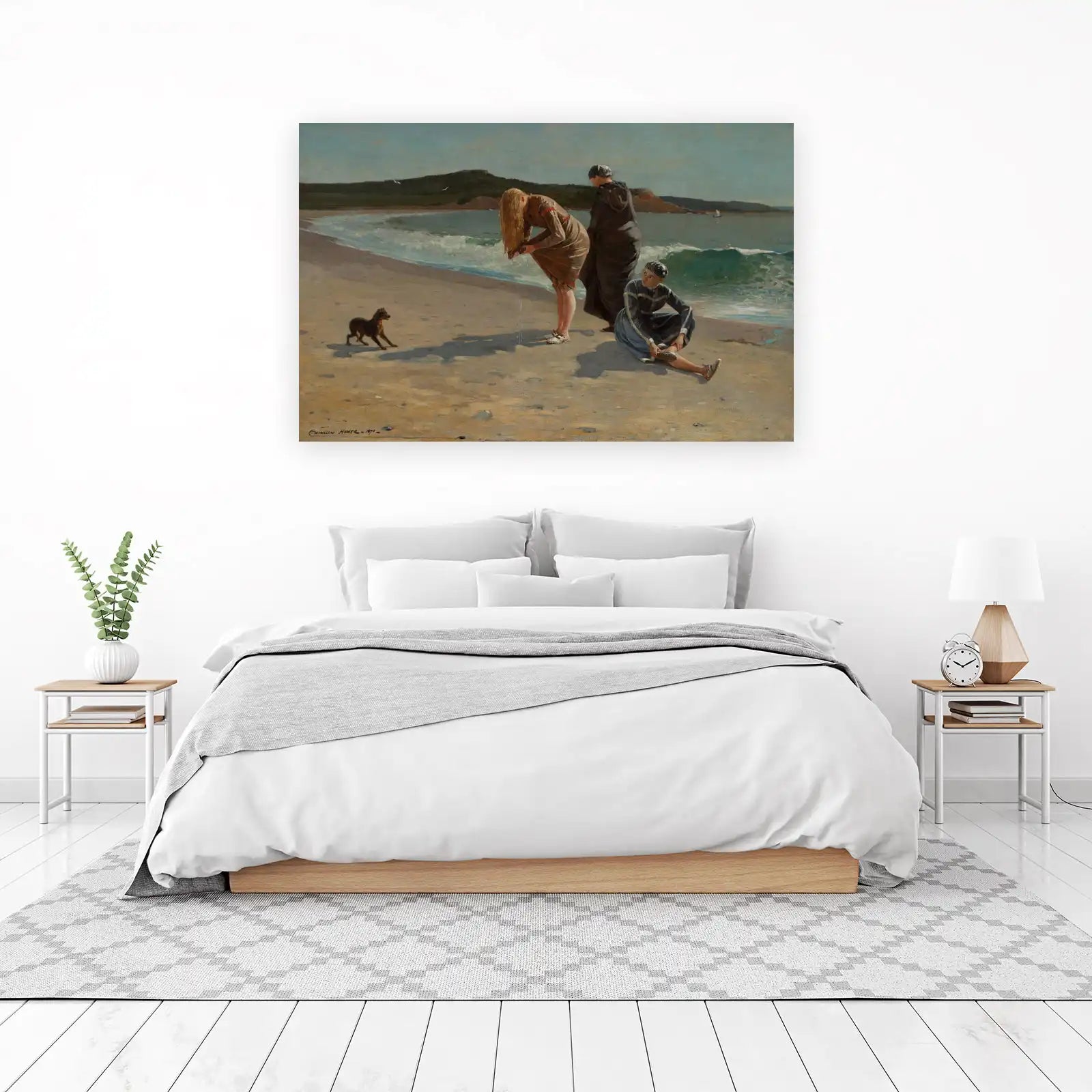 Winslow Homer Beach Scene Wall Art