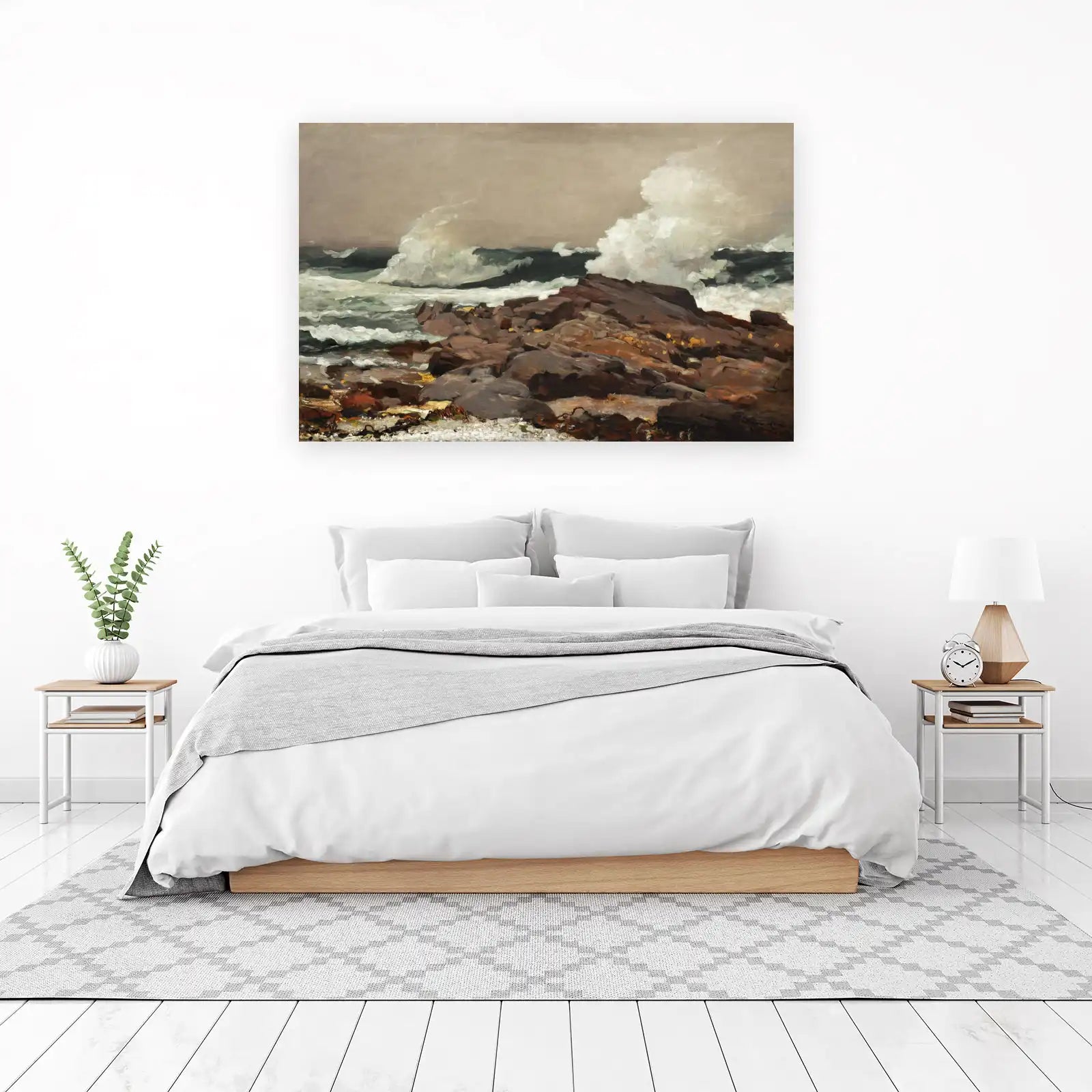Rugged Coastal Waves Wall Art