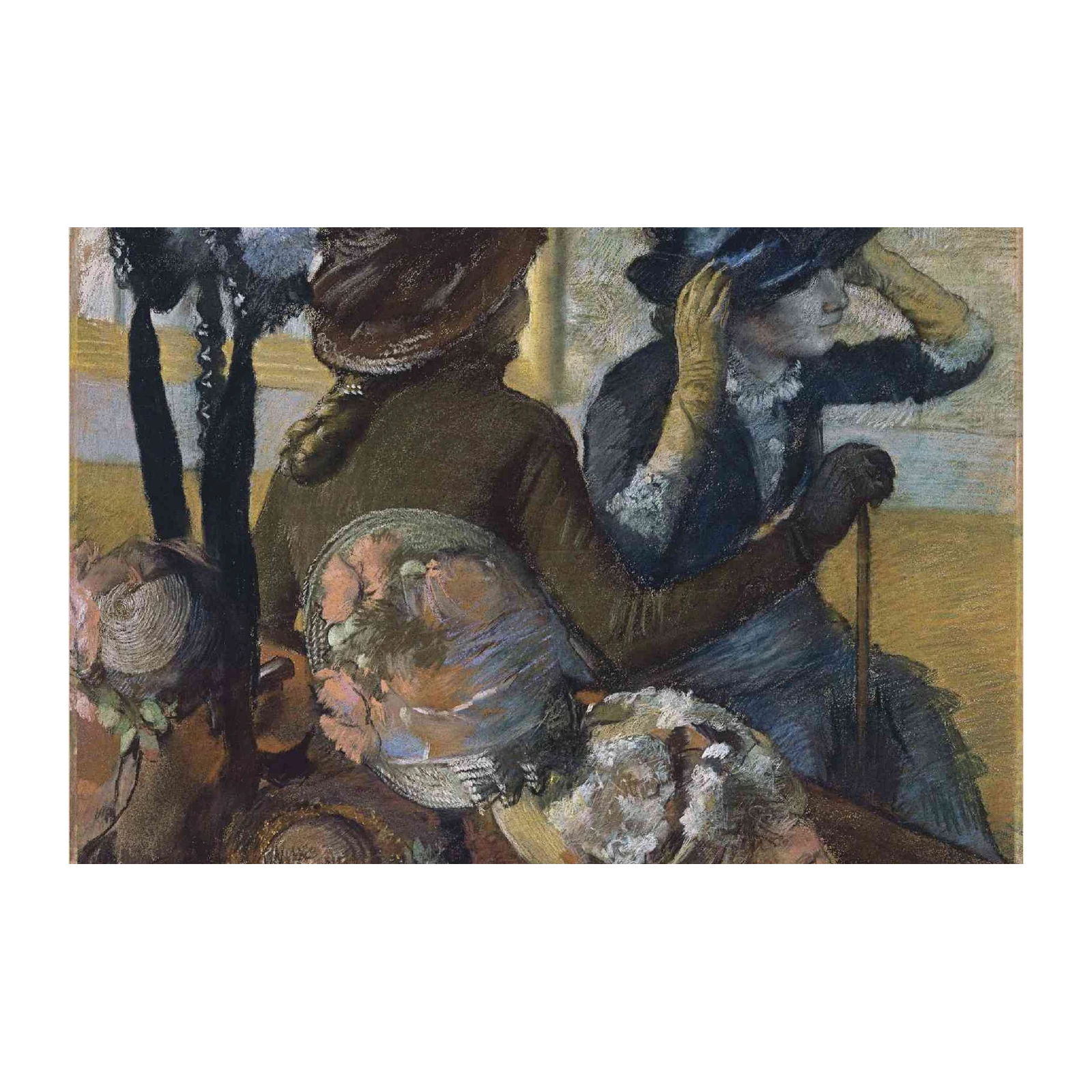 Elegant Ladies at the Opera Edgar Degas Wall Art
