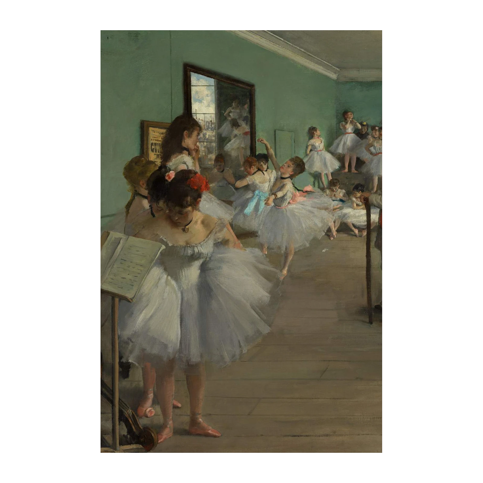 Ballet Rehearsal Impressionist Wall Art