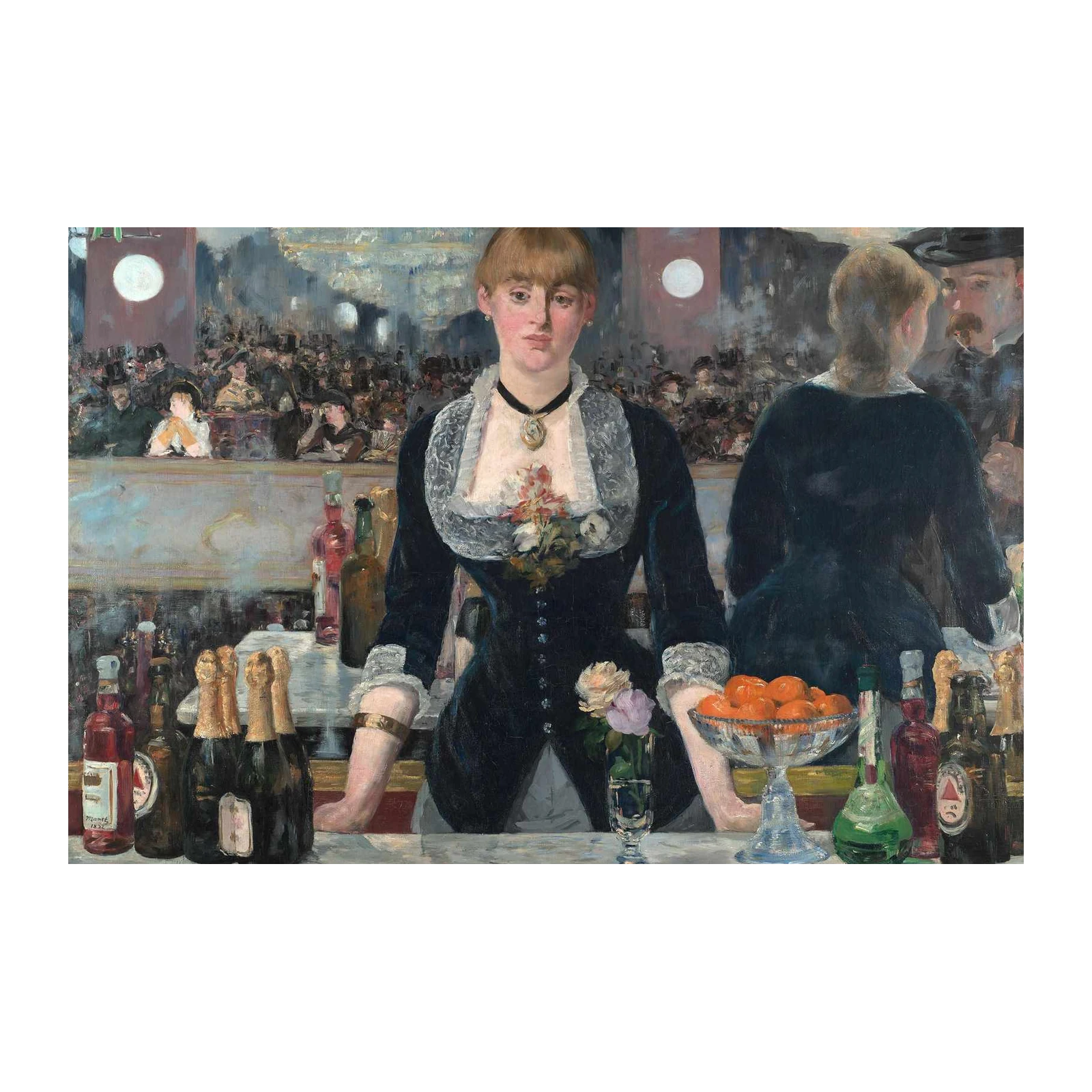 Edouard Manet Bar Scene Wall Art for Home