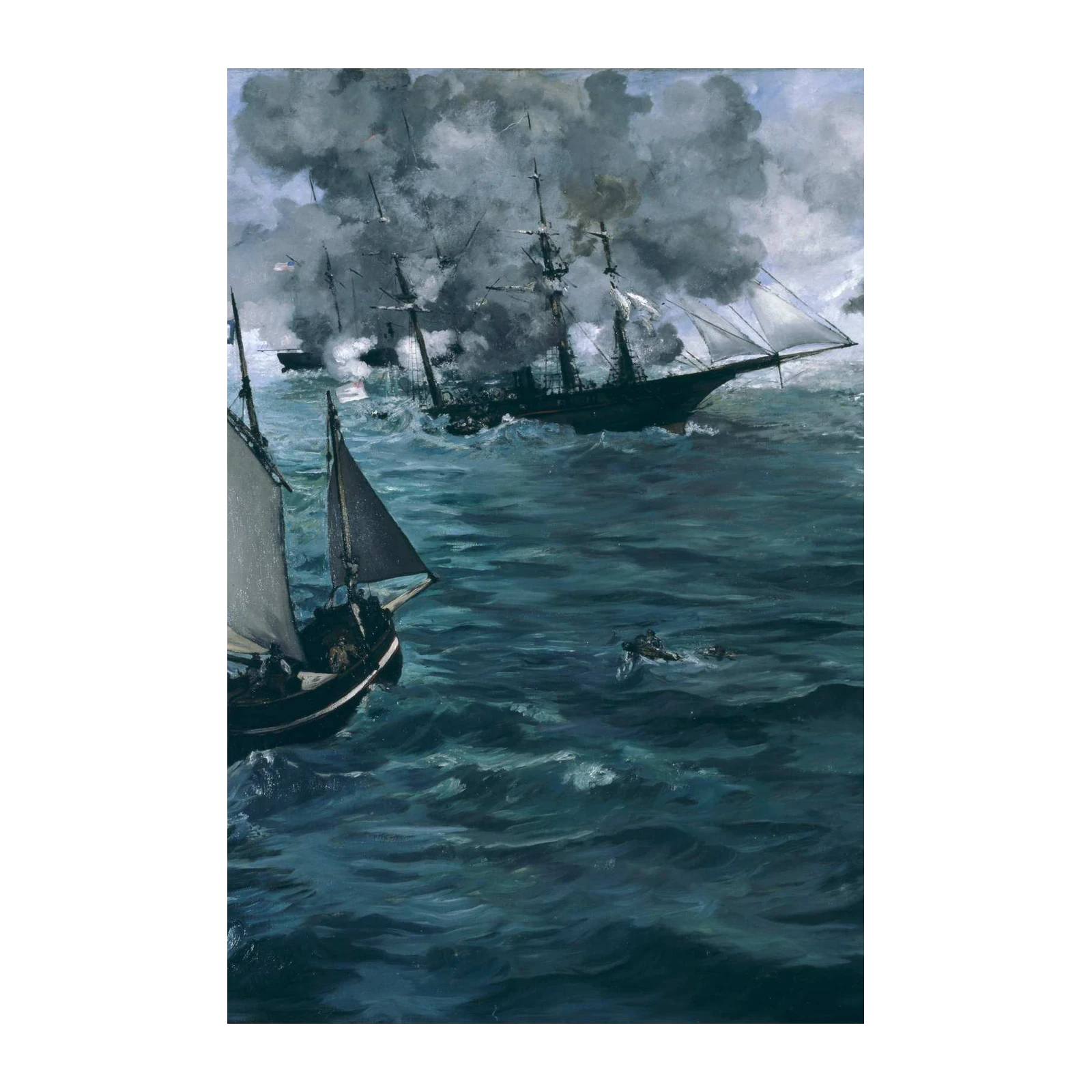 Nautical Battle Seascape Wall Art