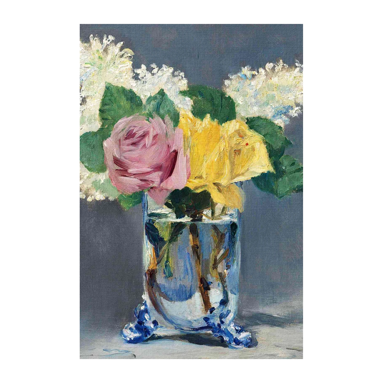 Impressionist Roses & Lilacs Wall Art