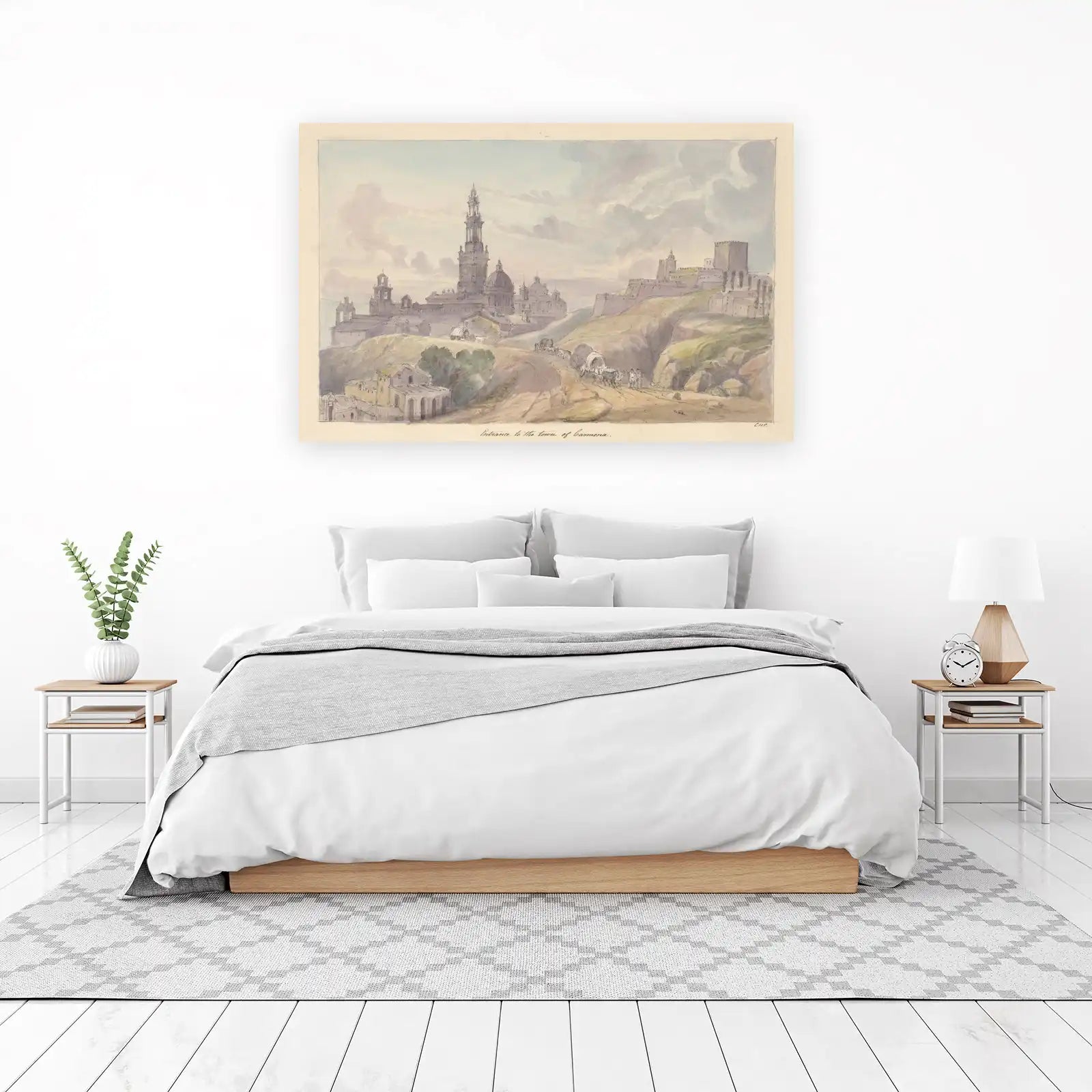 Historic Landscape: Carmona Cityscape Wall Art
