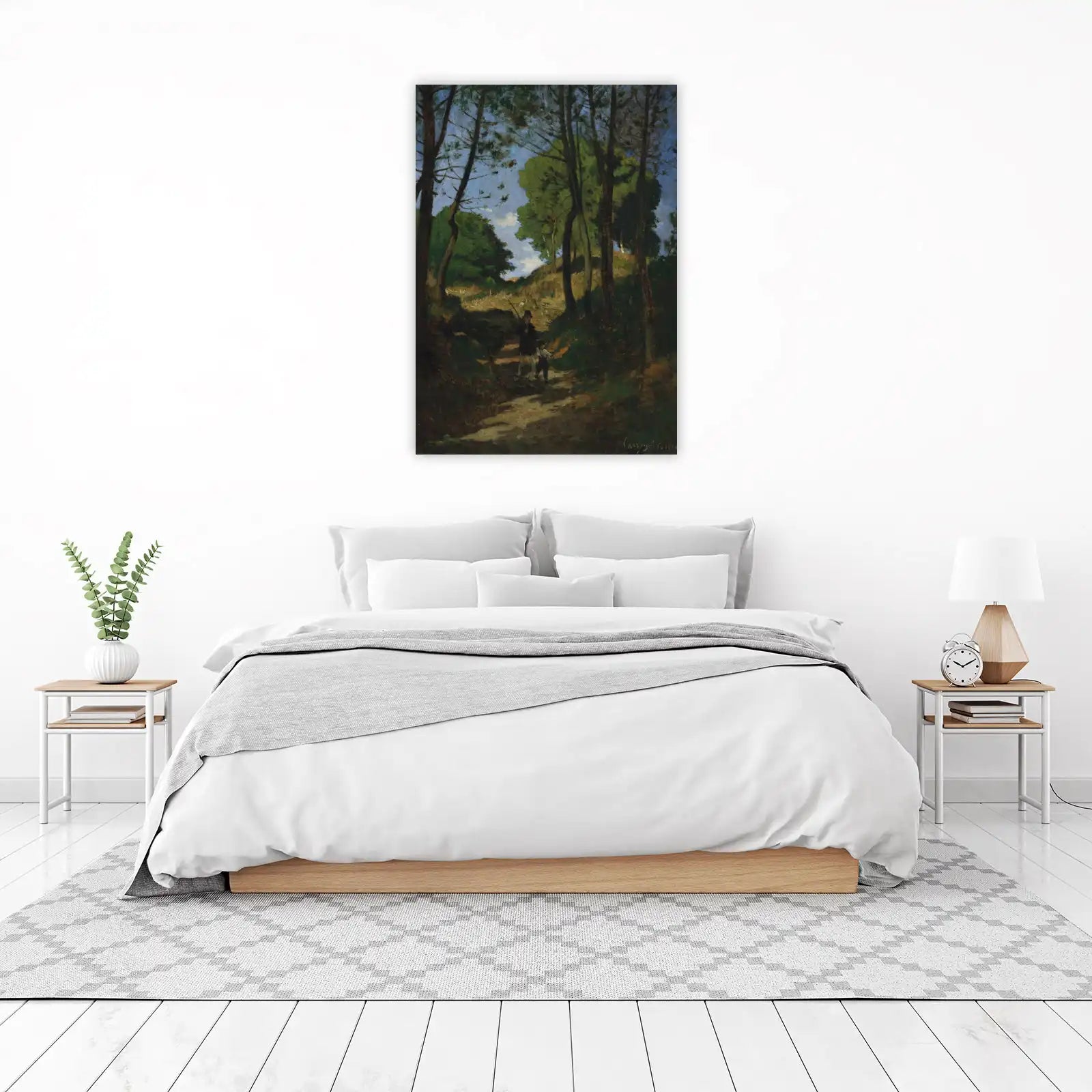 Impressionist Forest Walk Wall Art