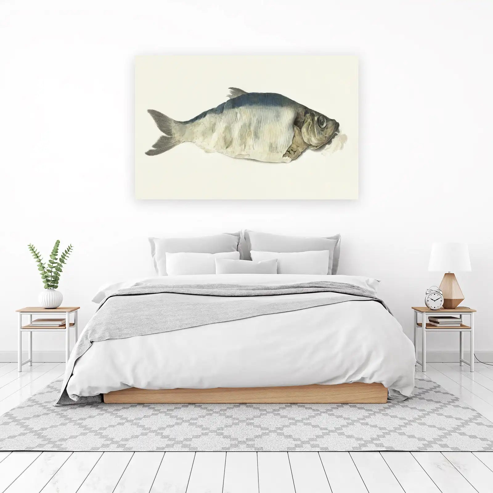 Realistic Herring Art Wall Art | Coastal Decor