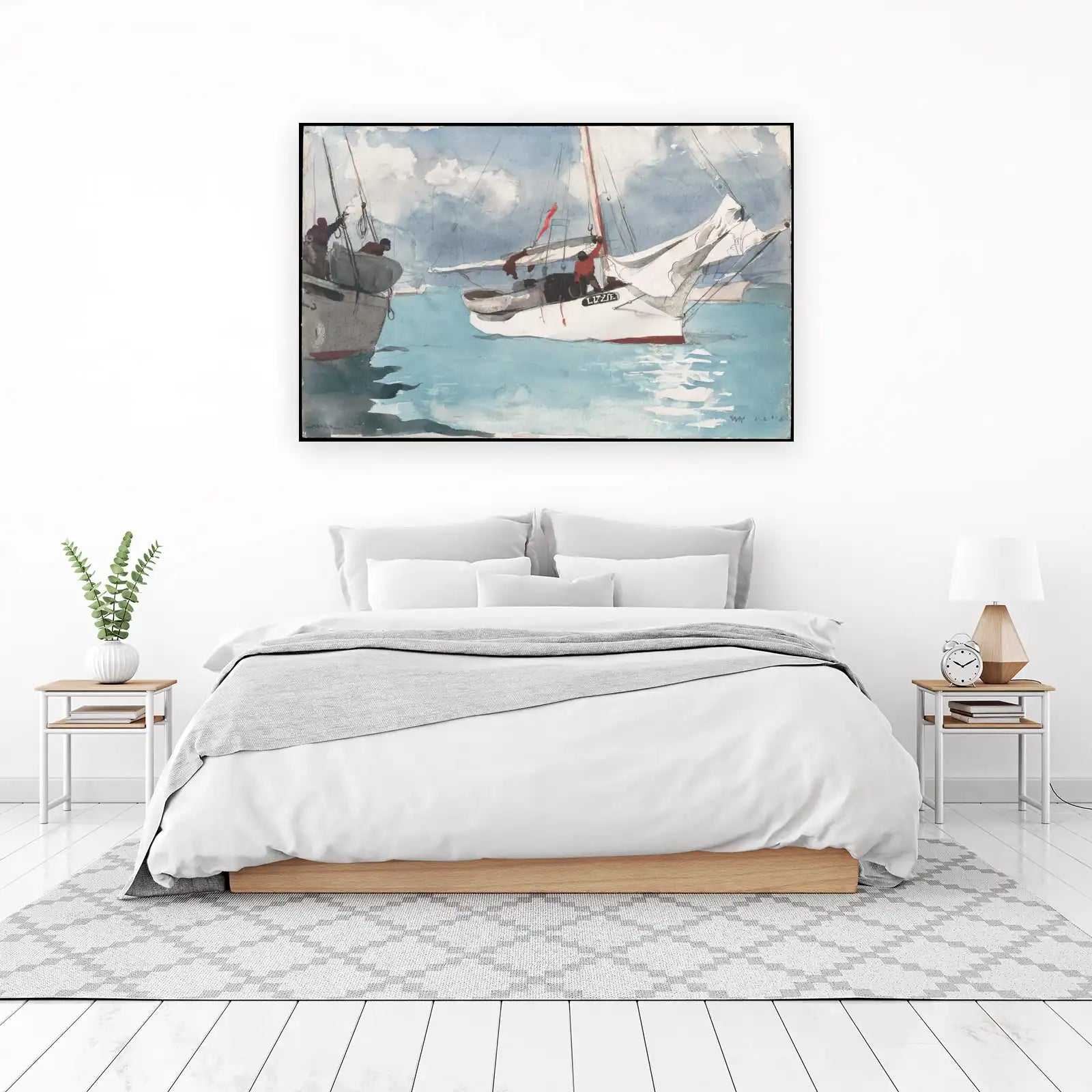 Seafaring Adventure "Lizzie" Sailing Wall Art