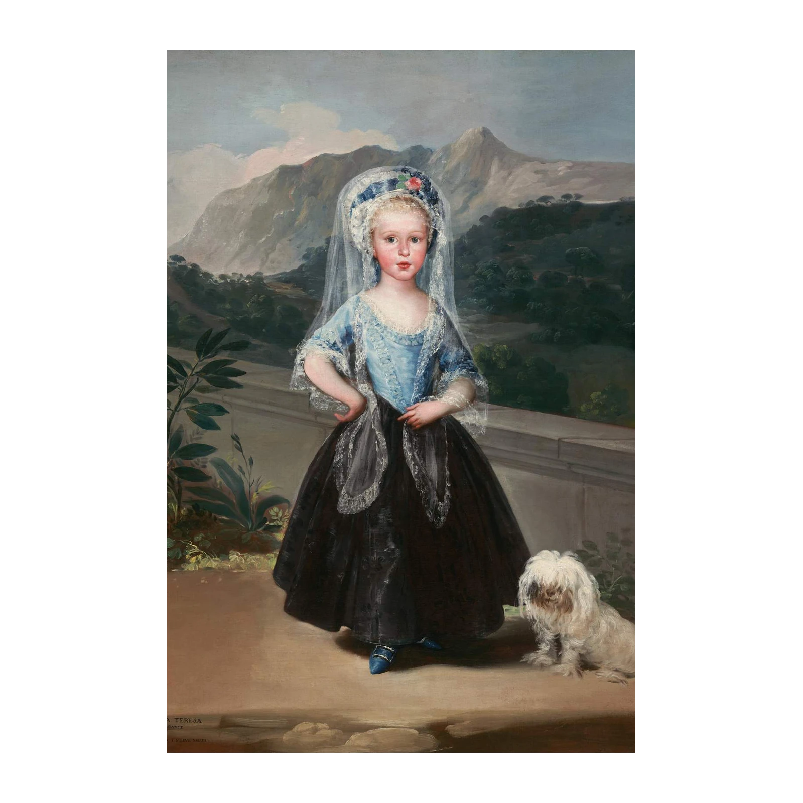 Infanta Maria Teresa Royal Portrait Wall Art