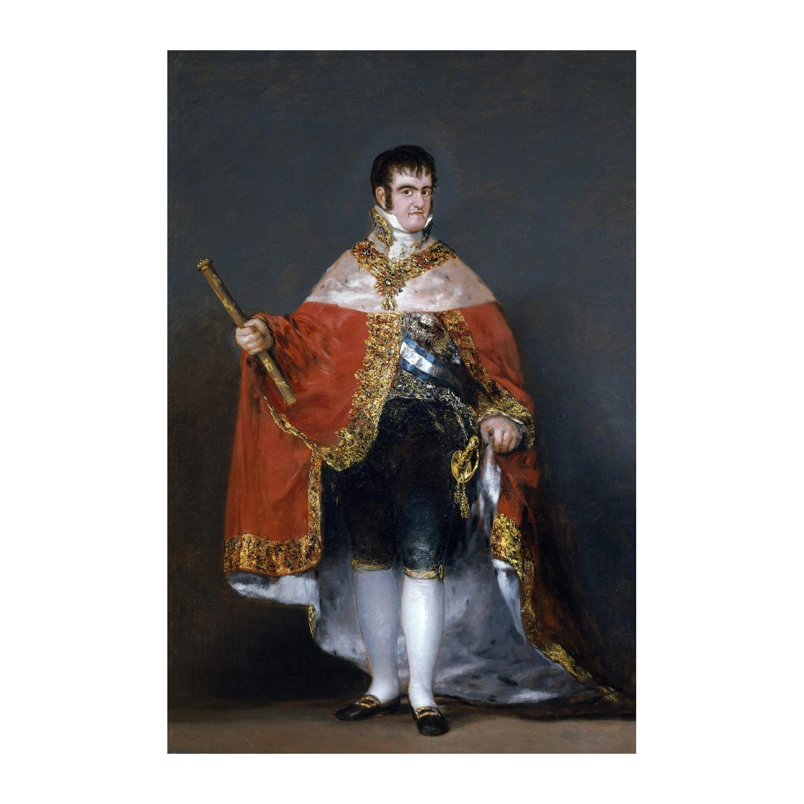 Royal Portrait King Charles IV Royal Mantle Wall Art